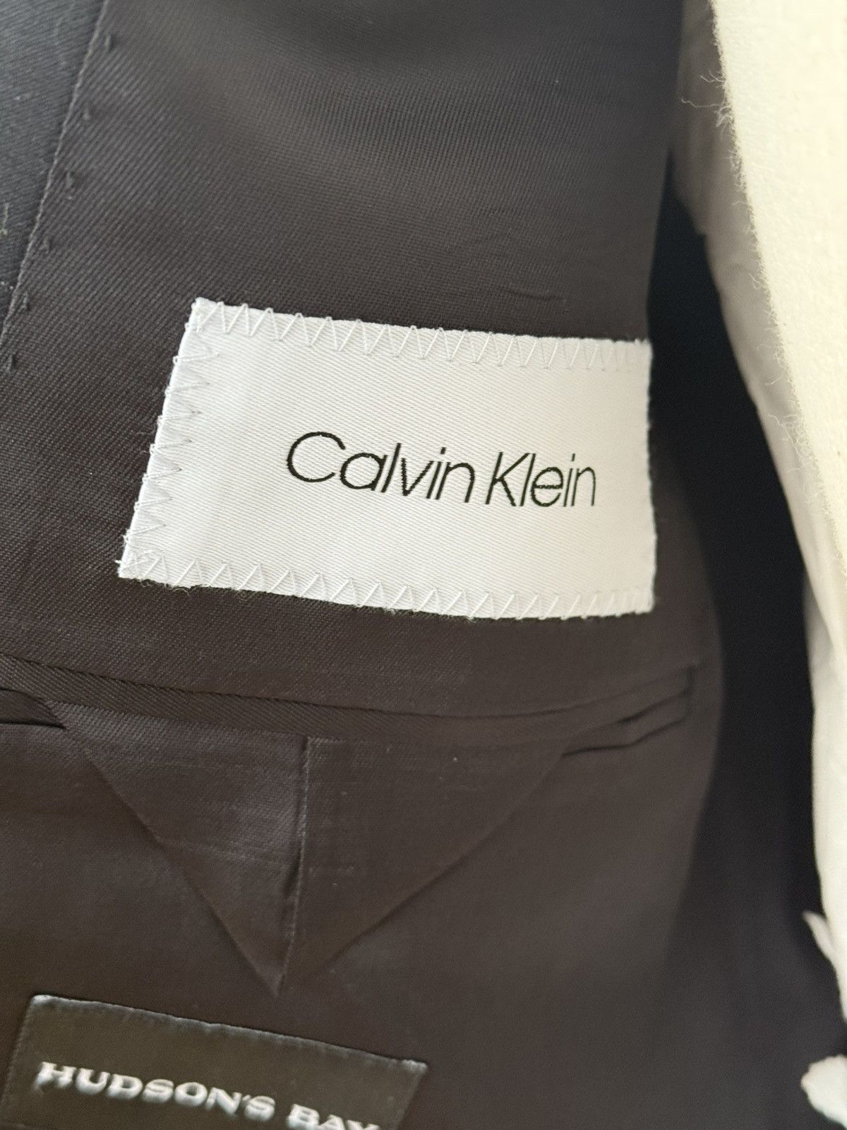 Calvin Klein Calvin Klein Black window pane Sport Coat with Modern Fit Size 42R - 4 Thumbnail