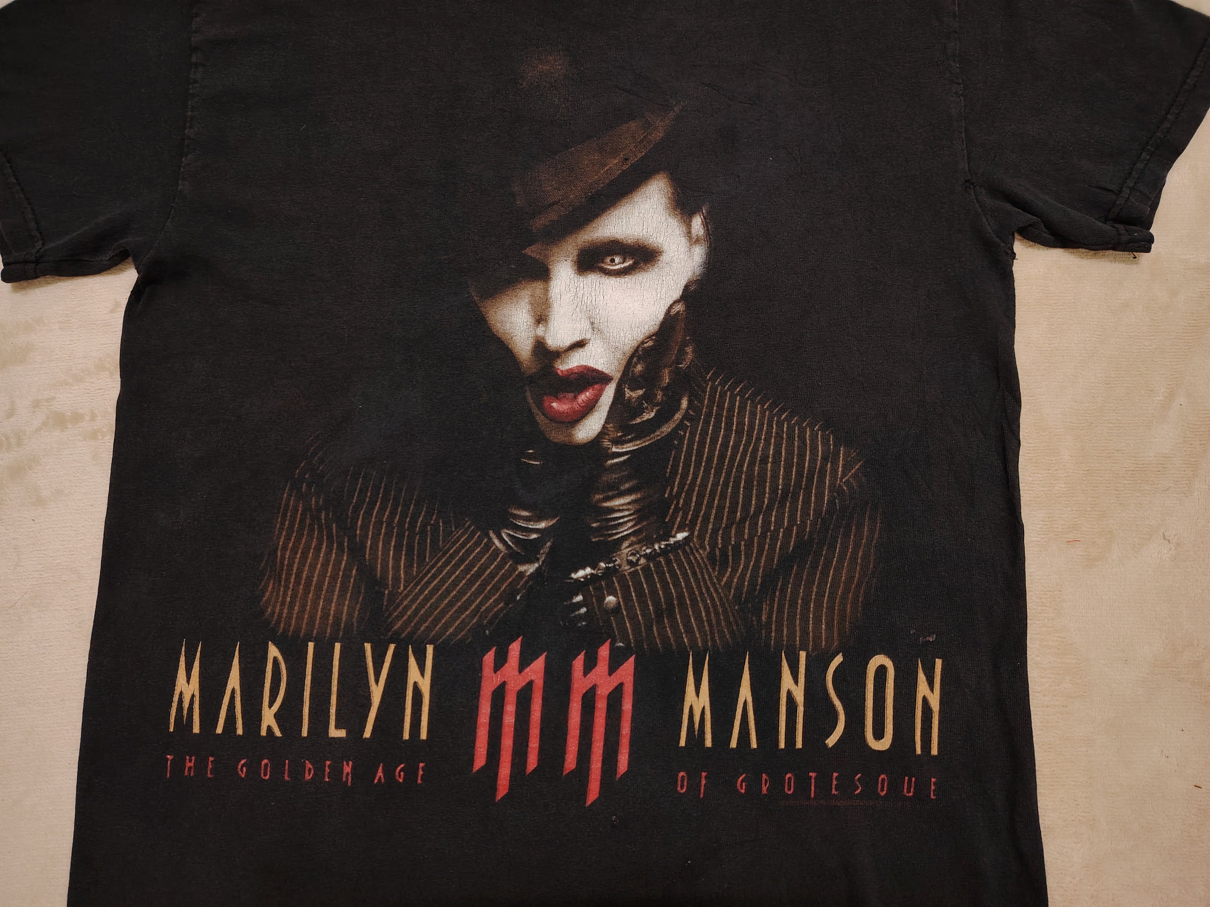 Marilyn Manson 2003 Marilyn Manson The Golden Age Of Grotesque Tour Shirt Size US S / EU 44-46 / 1 - 2 Thumbnail