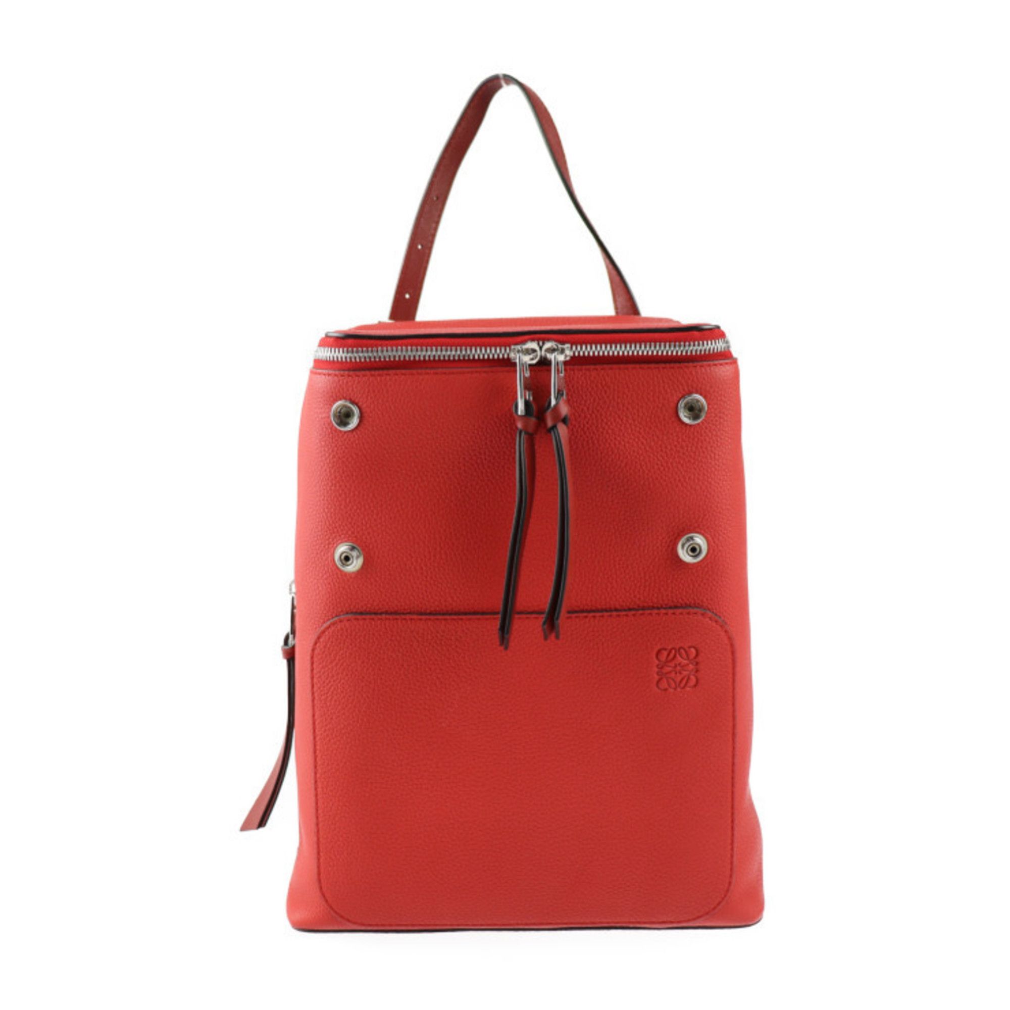 image of Loewe Goya Backpack in Red, Women's