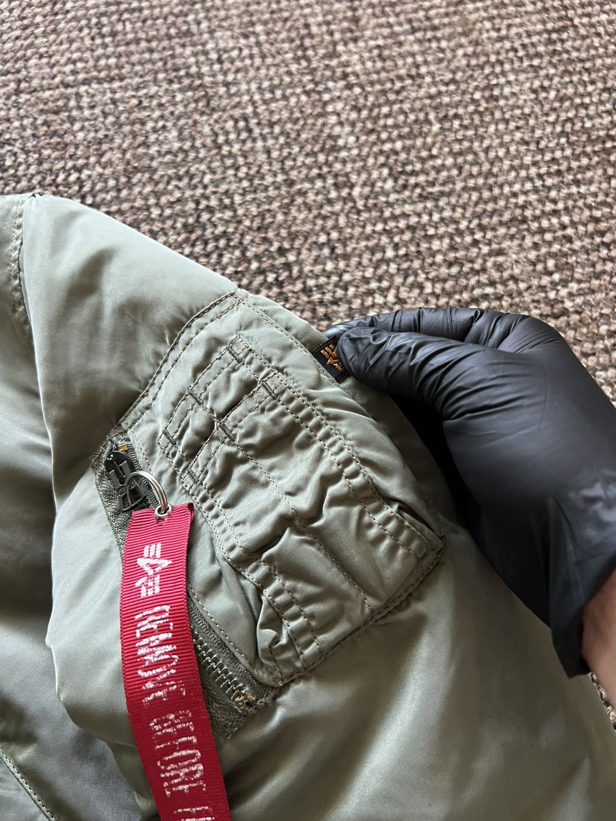 Alpha Industries Vintage Alpha Industries USAF MA-1 Reversible Bomber Jacket Size US M / EU 48-50 / 2 - 7 Thumbnail