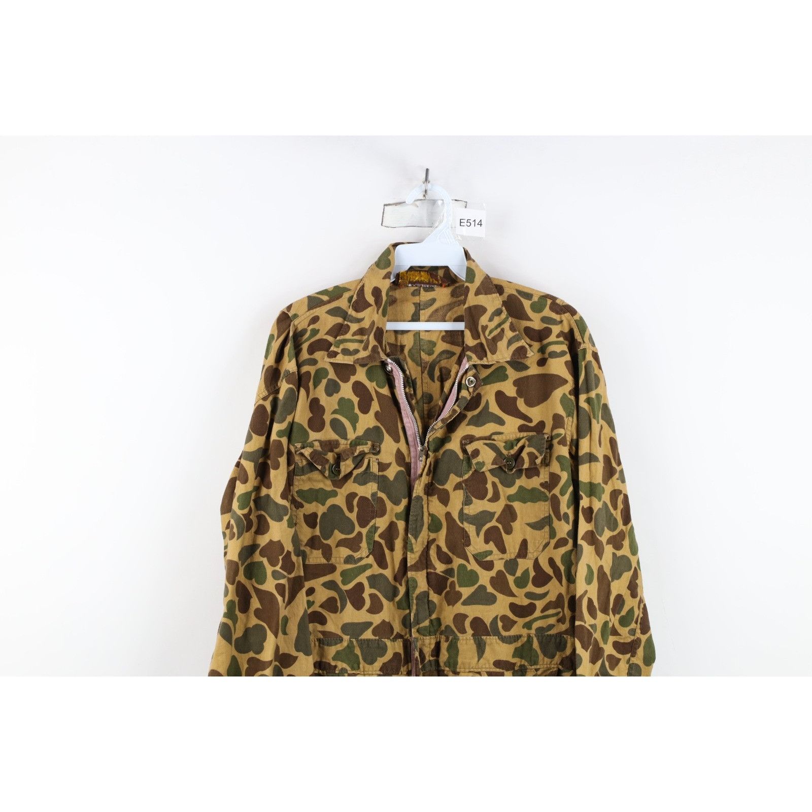 Vintage Vintage 70s Streetwear Frogskin Camouflage Coveralls Size US S / EU 44-46 / 1 - 2 Thumbnail