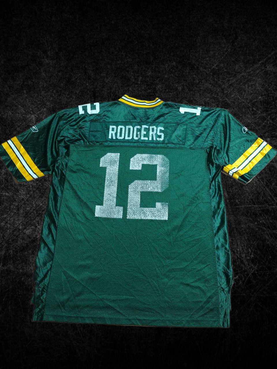 Aaron Rodgers #12 Green Bay Packers Green NFL VINTAGE