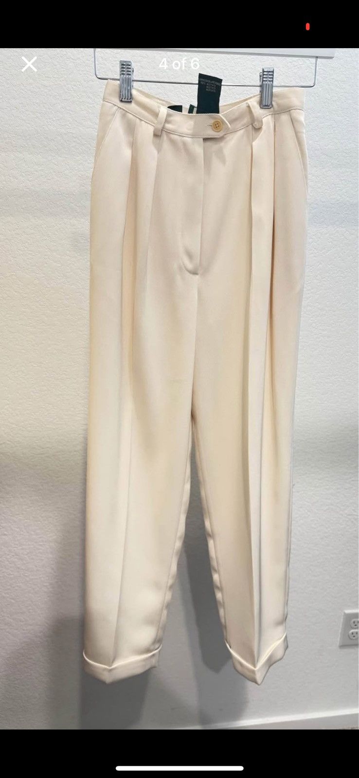 Lauren Ralph Lauren Ralph Lauren Vintage Ivory pants Size 26" / US 2 / IT 38 - 1 Thumbnail