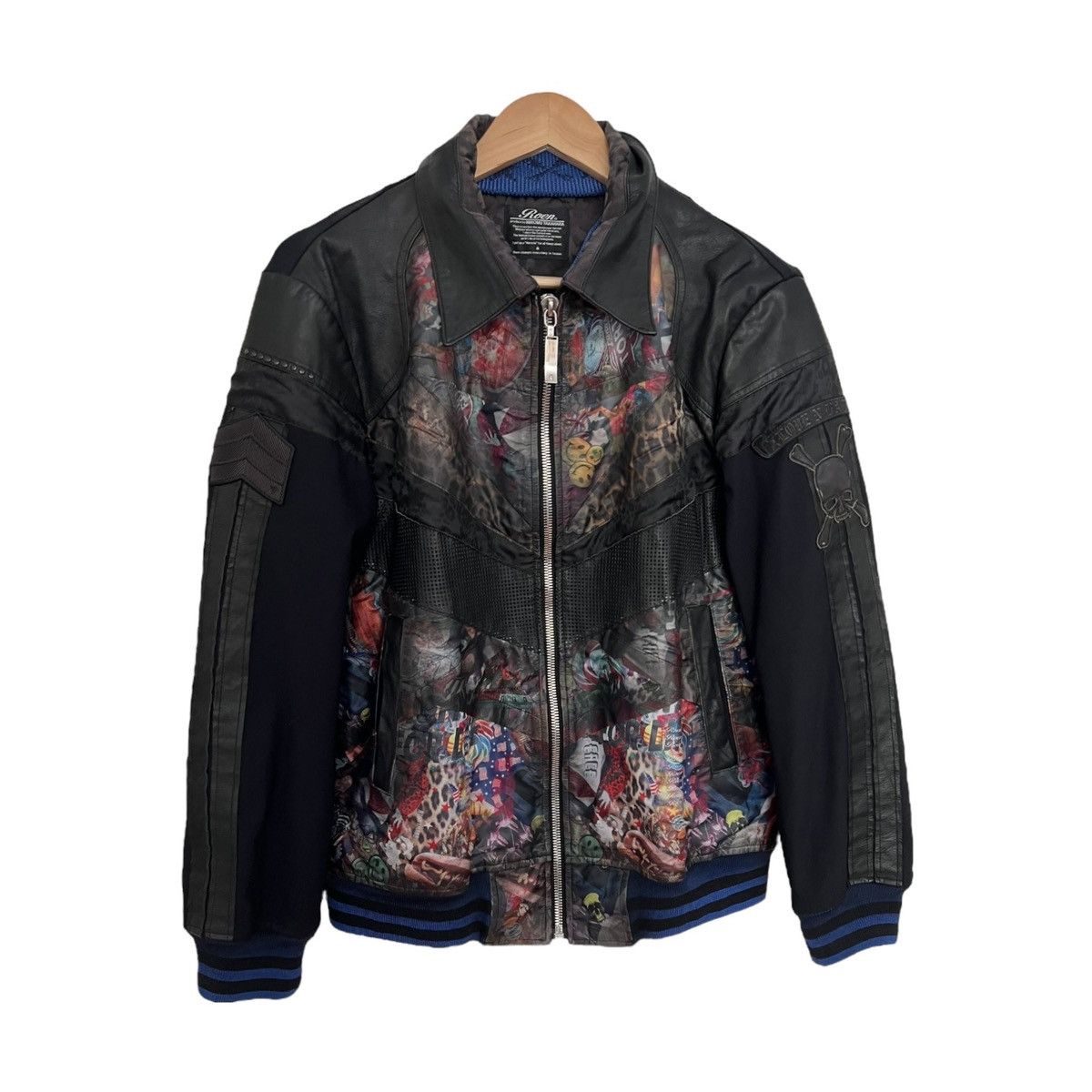 Roen Roen Distressed Raw Edge Sheep Leather Jacket Archive | Grailed