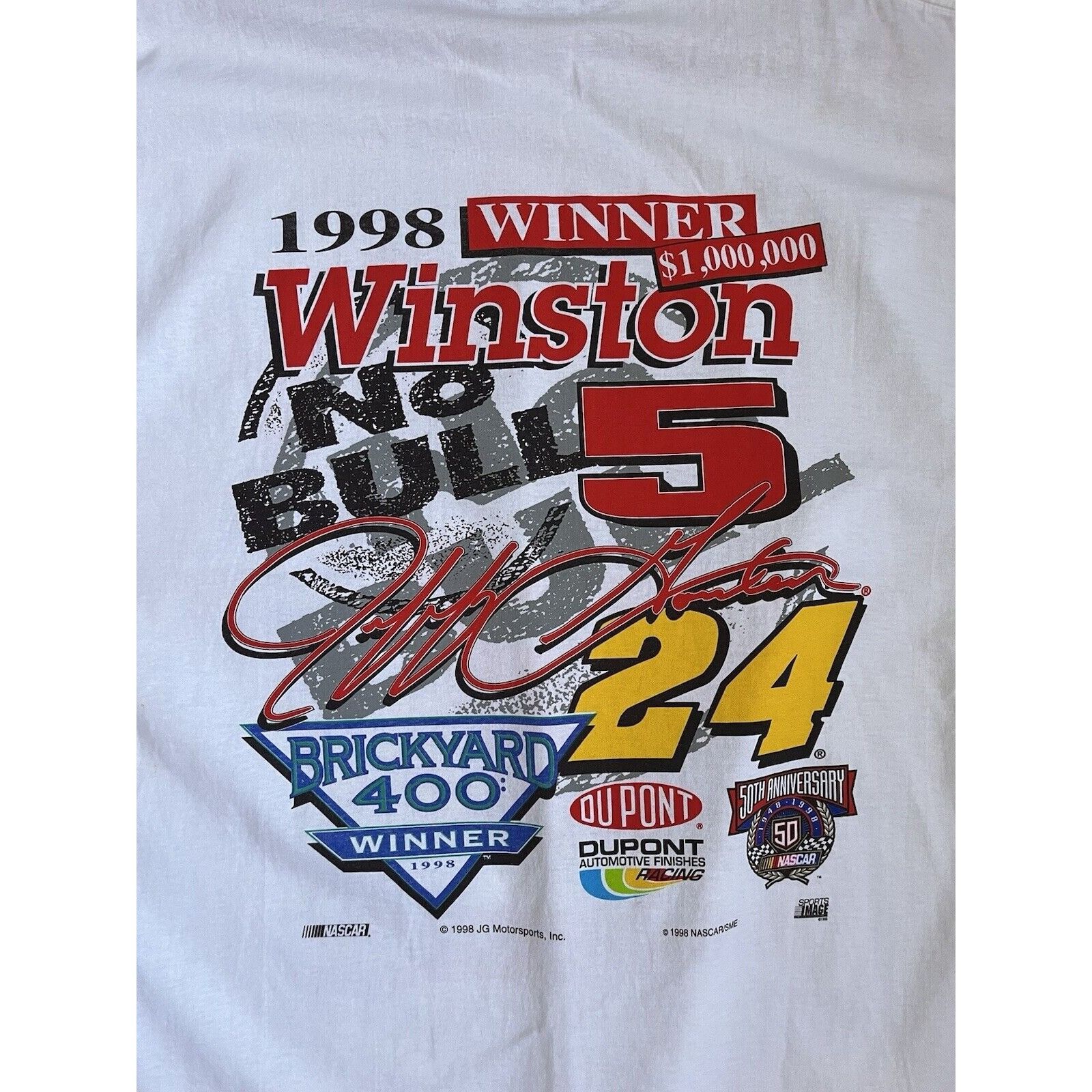 NASCAR VINTAGE NASCAR WINSTON CUP GRAPHIC T SHIRT MENS SIZE XL 90S Size US XL / EU 56 / 4 - 5 Thumbnail