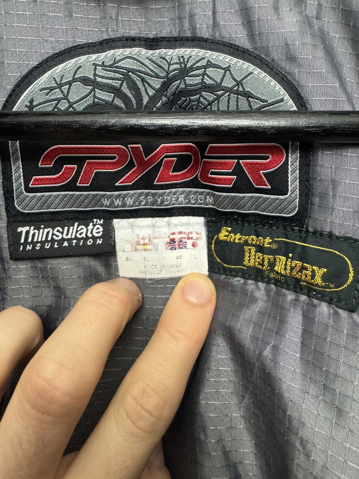 Spyder Spyder X-static Insulat Ski jacket Spiderweb Beige Rare Hype Size US L / EU 52-54 / 3 - 4 Thumbnail