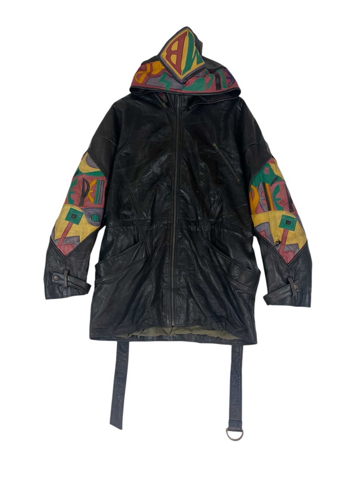 Marc Buchanan PELLE PELLE MARC BUCHANAN HOODIE LEATHER JACKET Size US M / EU 48-50 / 2 - 2 Thumbnail