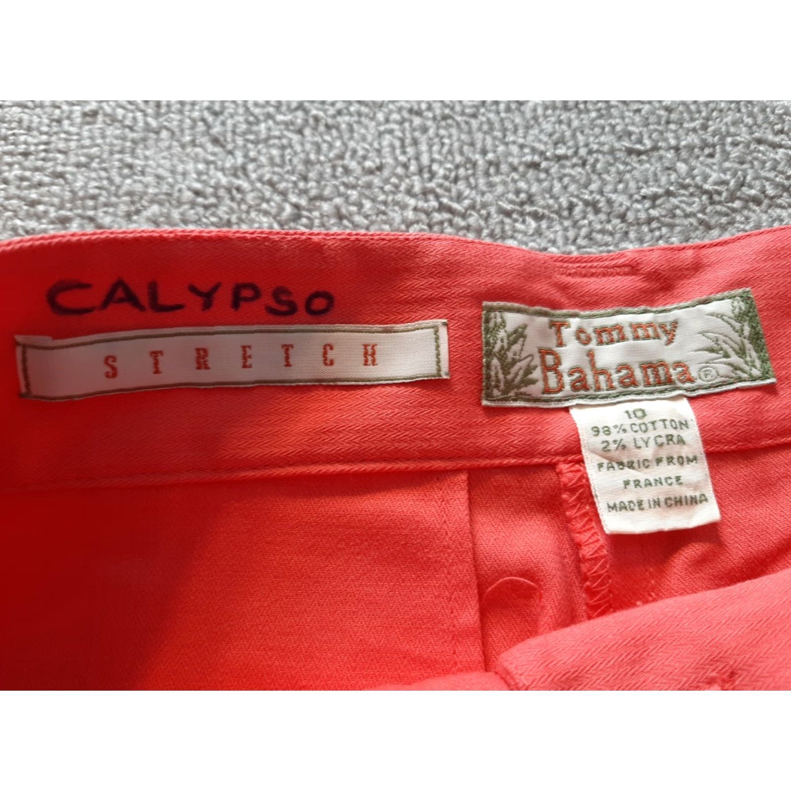 Tommy Bahama Tommy Bahama Pants Womens Coral Pink Size 10 98% Cotton 3 pocket Dress Pants Pink Womens Casual Formal Party/Cocktail 10s? Size 32" / US 10 / IT 46 - 4 Thumbnail