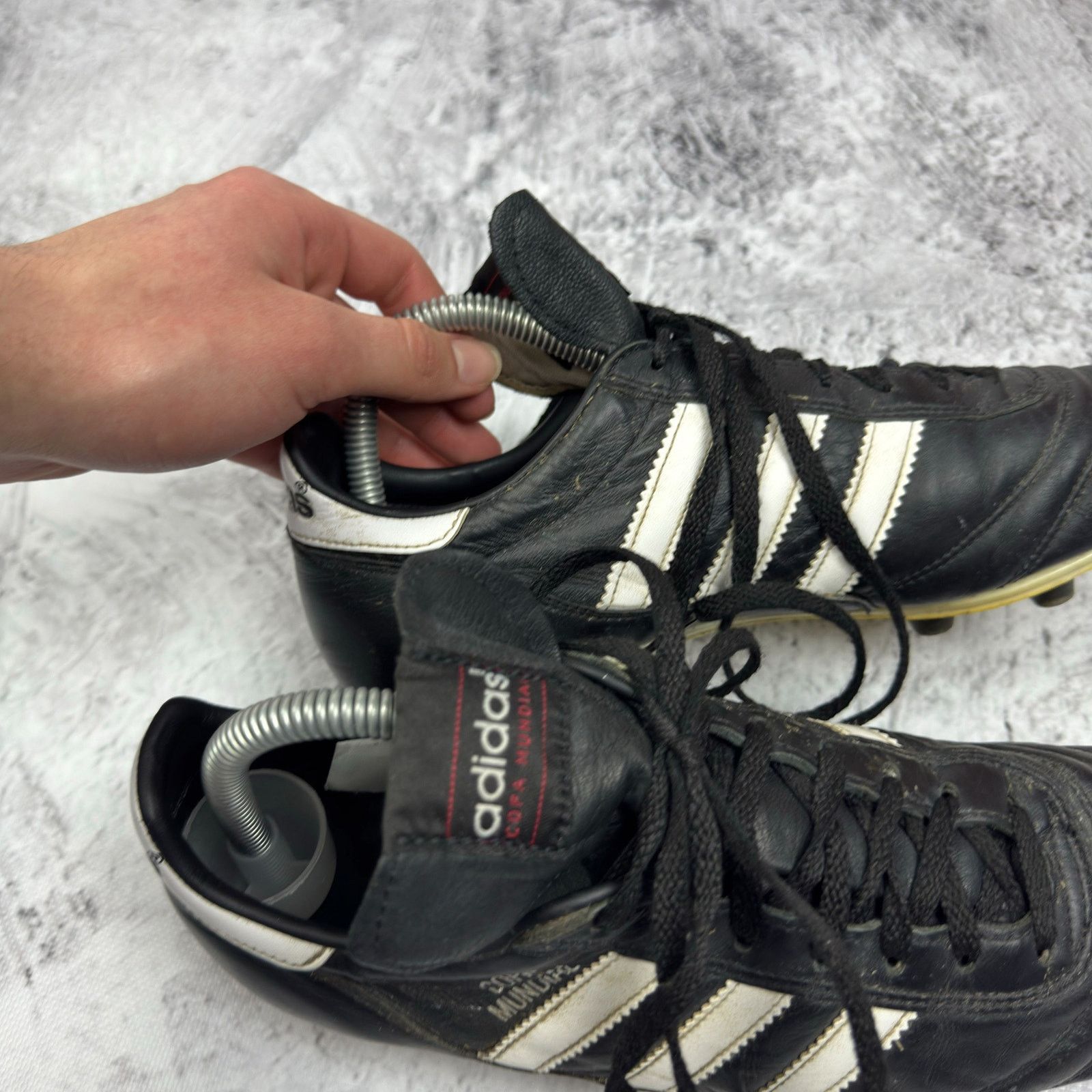 Adidas Adidas Copa Mundial 015110 Men's Black White Soccer Cleats 7 Size US 7 / EU 40 - 5 Thumbnail