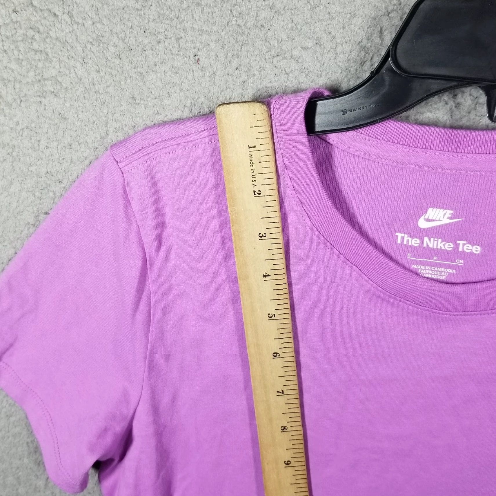 Nike NIKE Shirt Women Small Purple Swoosh Athletic Cotton T-Shirt 100% Cotton Spring Summer Womens Modern Logo Sports 90s? Size S / US 4 / IT 40 - 6 Thumbnail