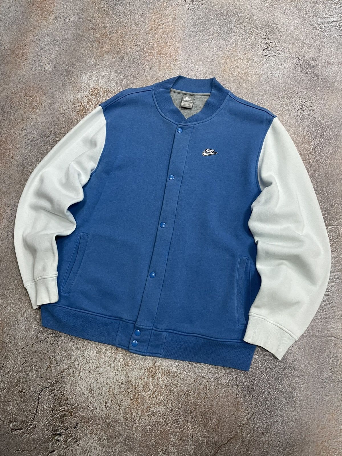 Nike Vintage Nike Small Logo Cotton Bomber Jacket Size US XL / EU 56 / 4 - 2 Thumbnail