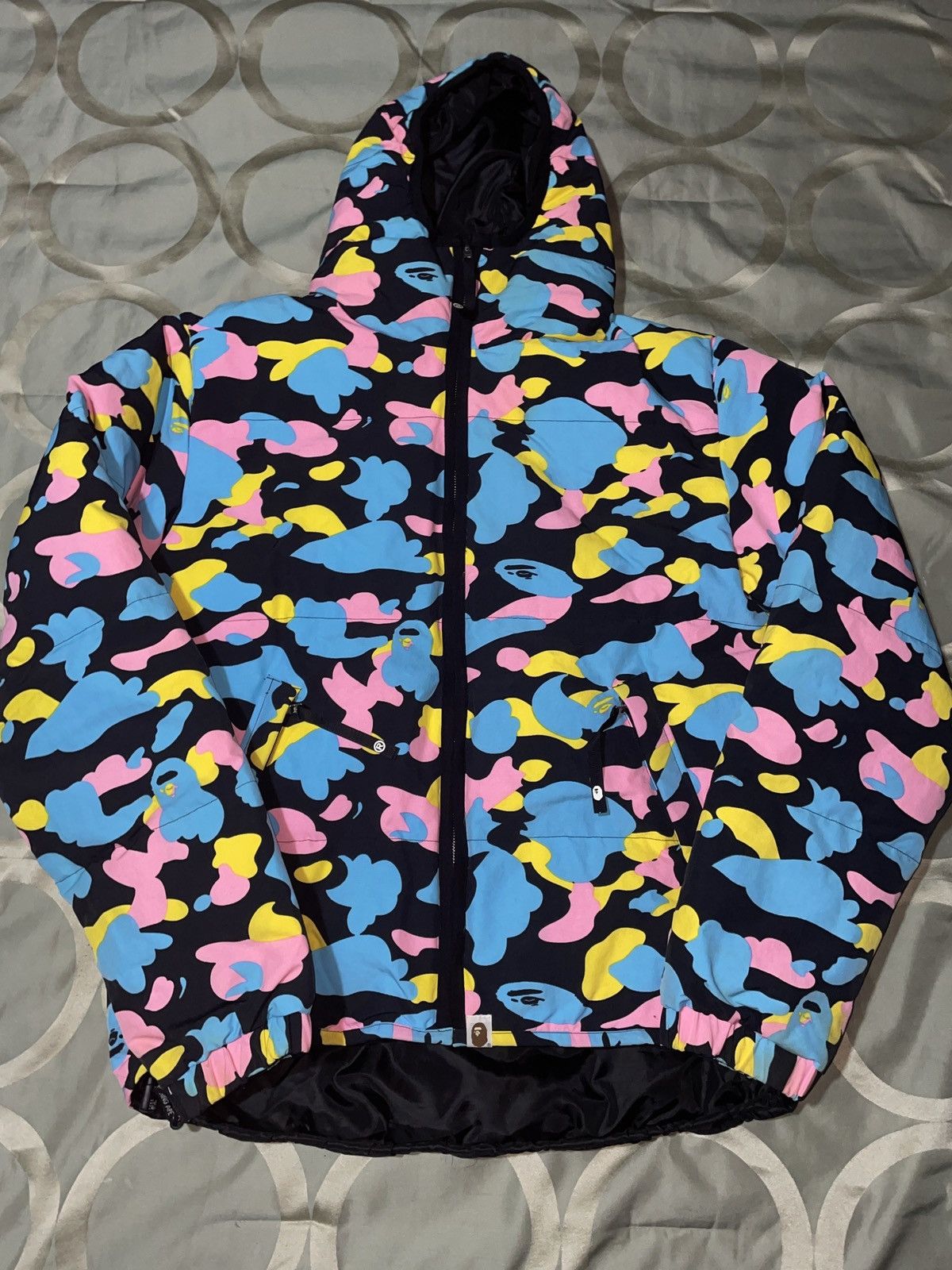 Bape Bape OG candy camo down puffer jacket reversible M nigo Size US M / EU 48-50 / 2 - 1 Thumbnail