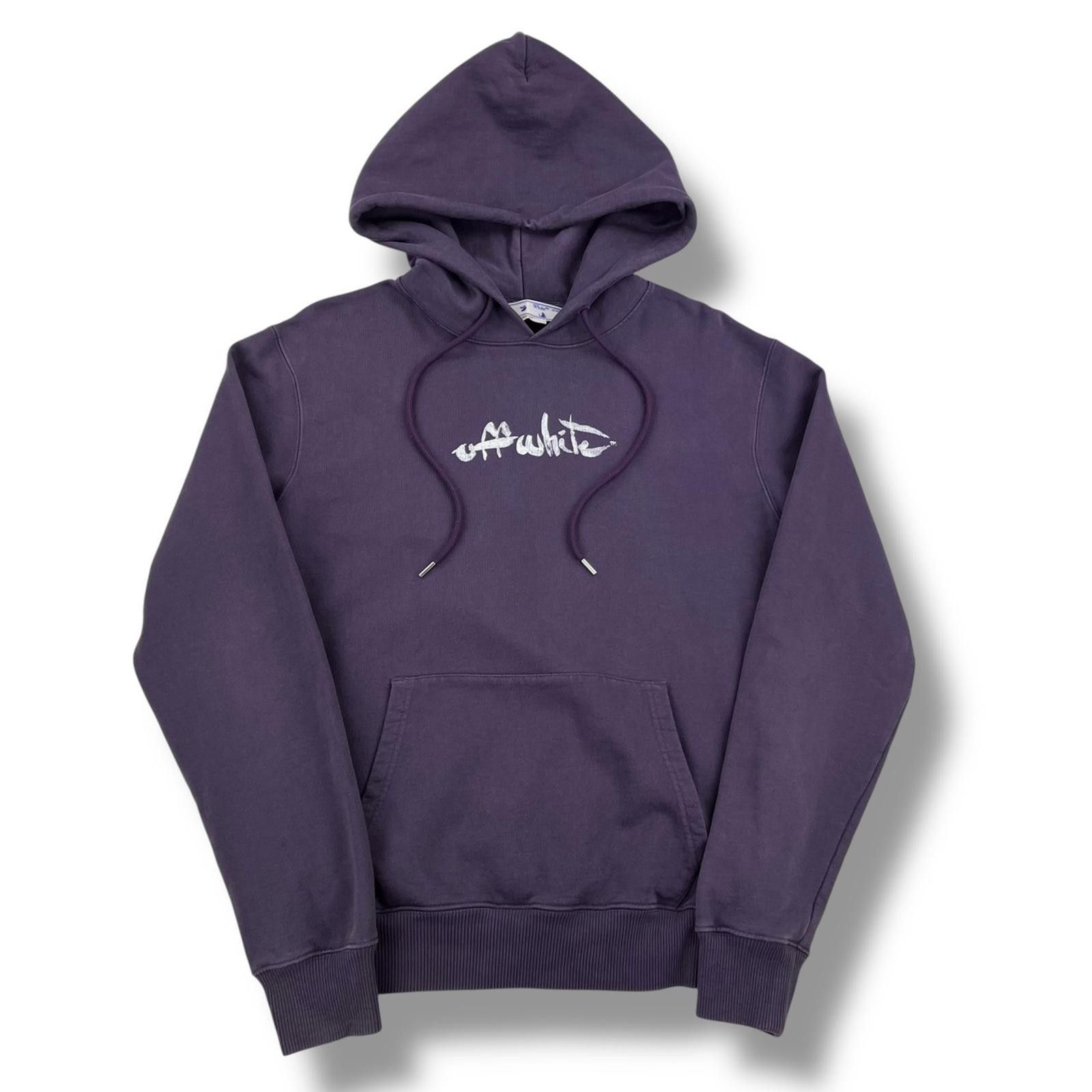 Off-White Off-White Brushed Arrows Hoodie Purple Size US S / EU 44-46 / 1 - 3 Thumbnail