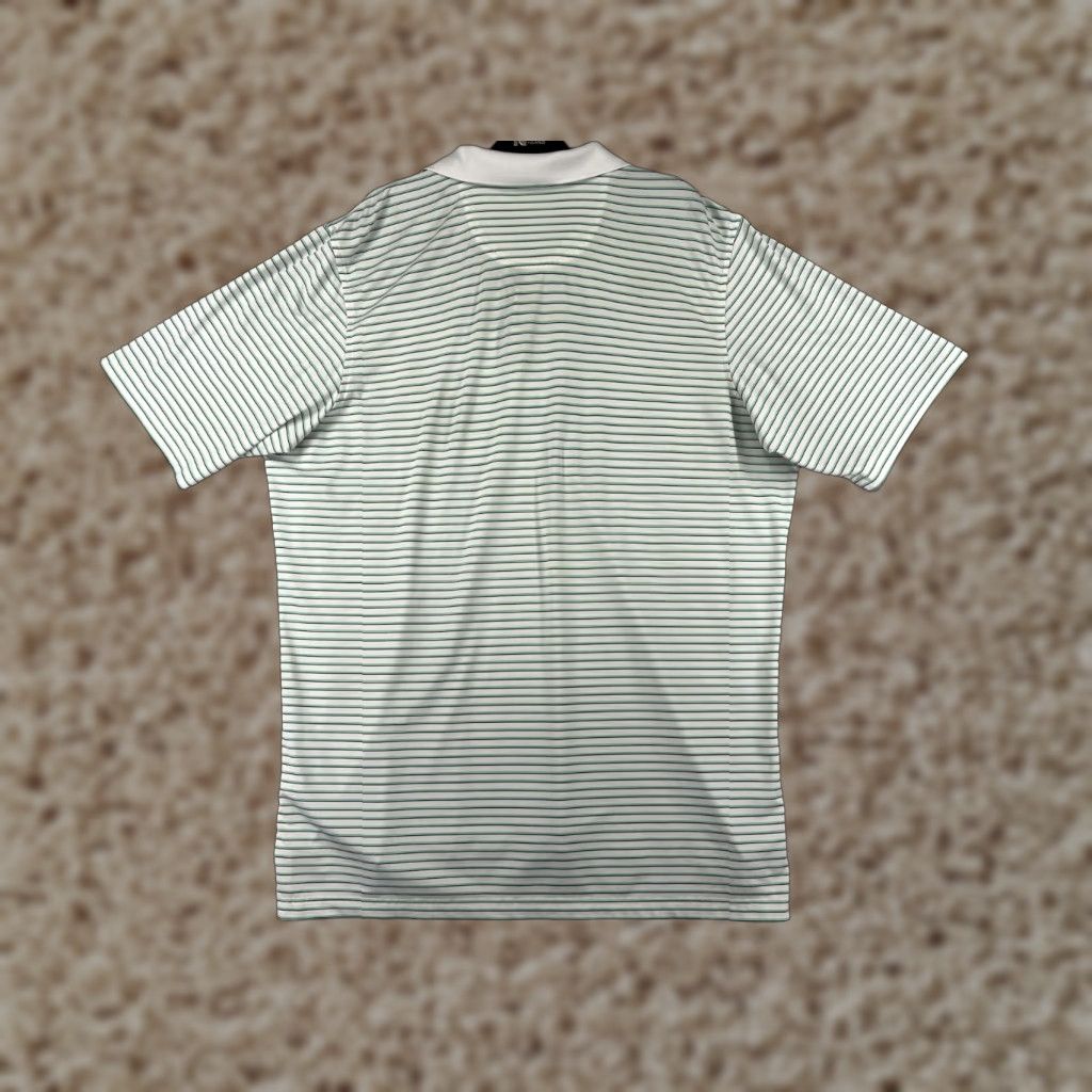 Vintage F&G Tech Polo Shirt Mens XL Green White Stripe Polo Shirt Golf Polyester Polo Shirt Mens XL Green White Stripe Size US XL / EU 56 / 4 - 1 Thumbnail