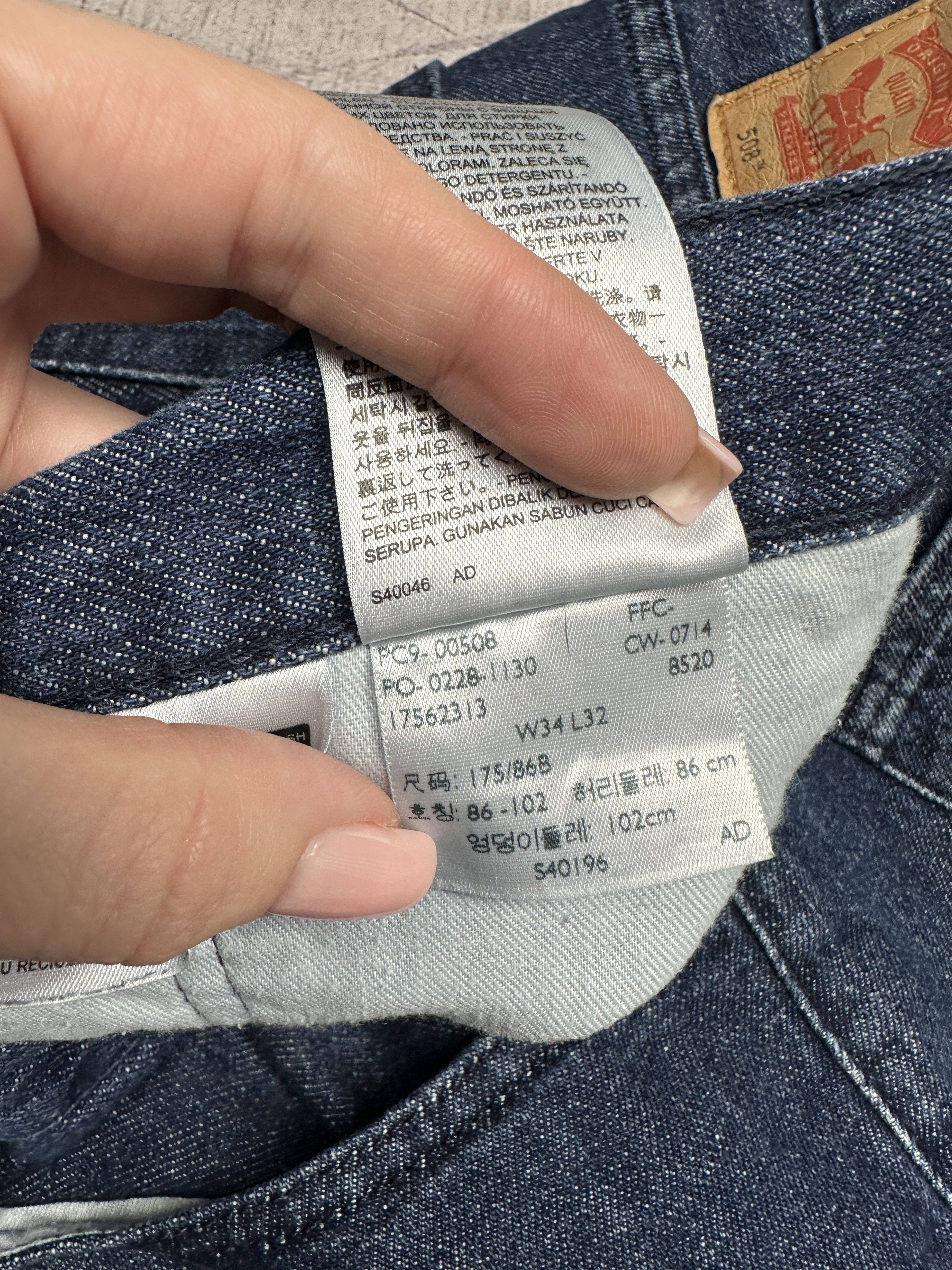 Levi's Levi's 508 Mens Denim Pants Jeans Size 34 x 32 Size US 34 / EU 50 - 10 Thumbnail