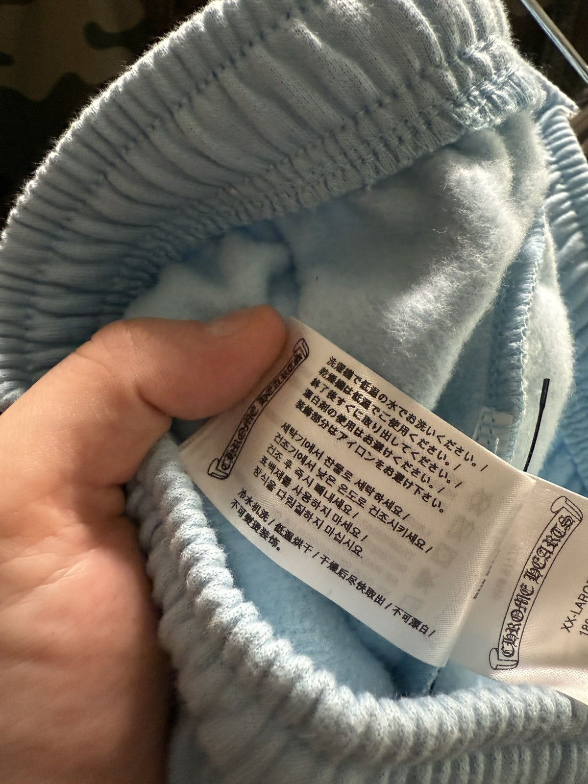 Chrome Hearts Chrome Hearts Miami Art Basel Exclusive Blue Sweatpants Size US 38 / EU 54 - 9 Thumbnail