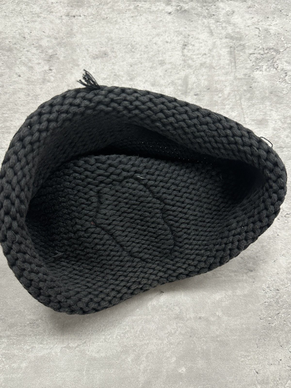 Chrome Hearts Chrome Hearts Vintage Rolling Stones Lips Beanie Faded Black Size ONE SIZE - 4 Thumbnail