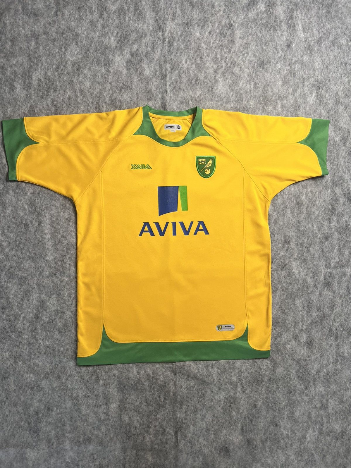 Other Xara Norwich 2010/2011 Home Kit Soccer Jersey Large Size US L / EU 52-54 / 3 - 1 Thumbnail