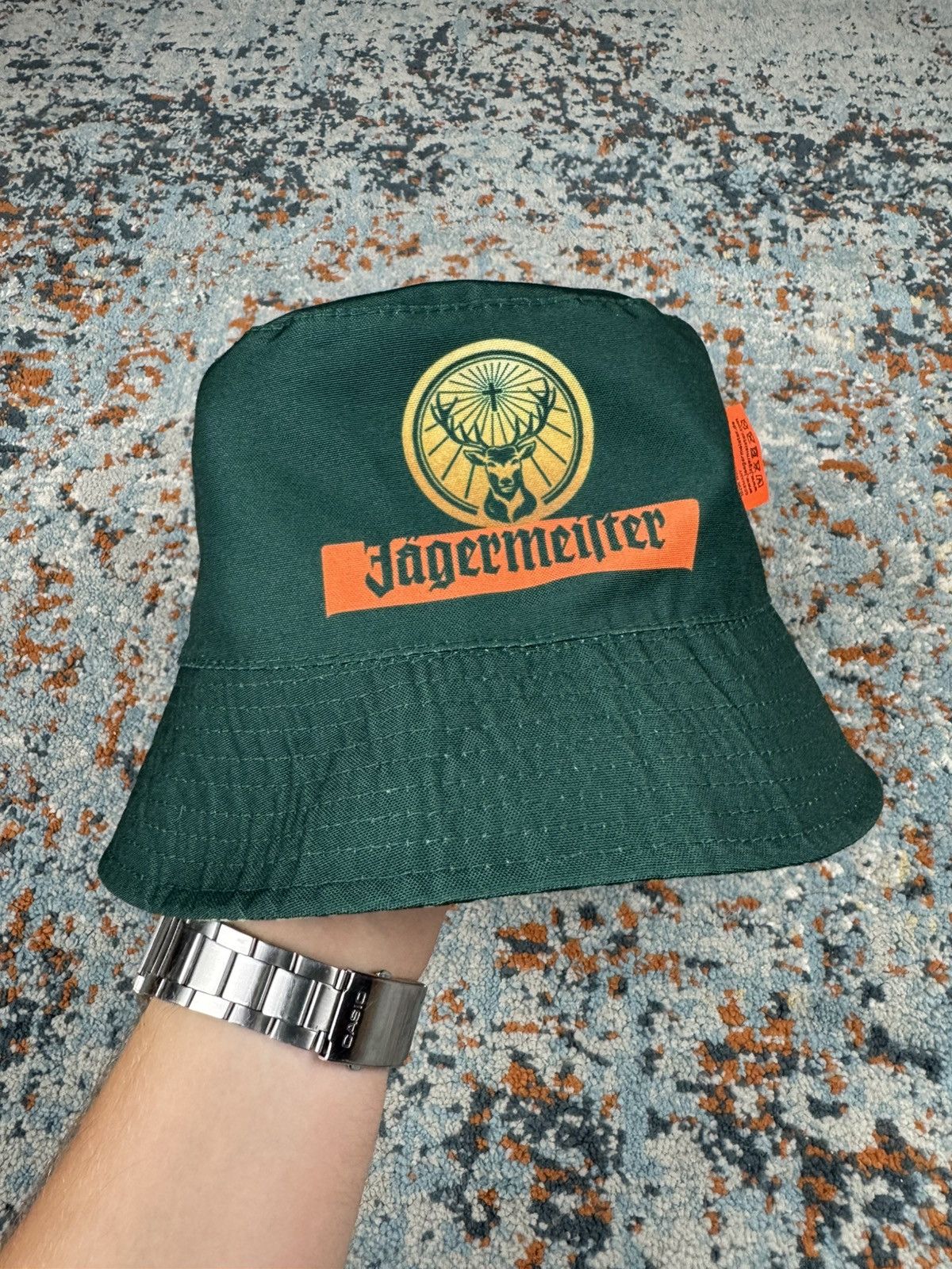 Jagermeister Jagermeister reversible graphic print bucket hat party rave Size ONE SIZE - 4 Thumbnail