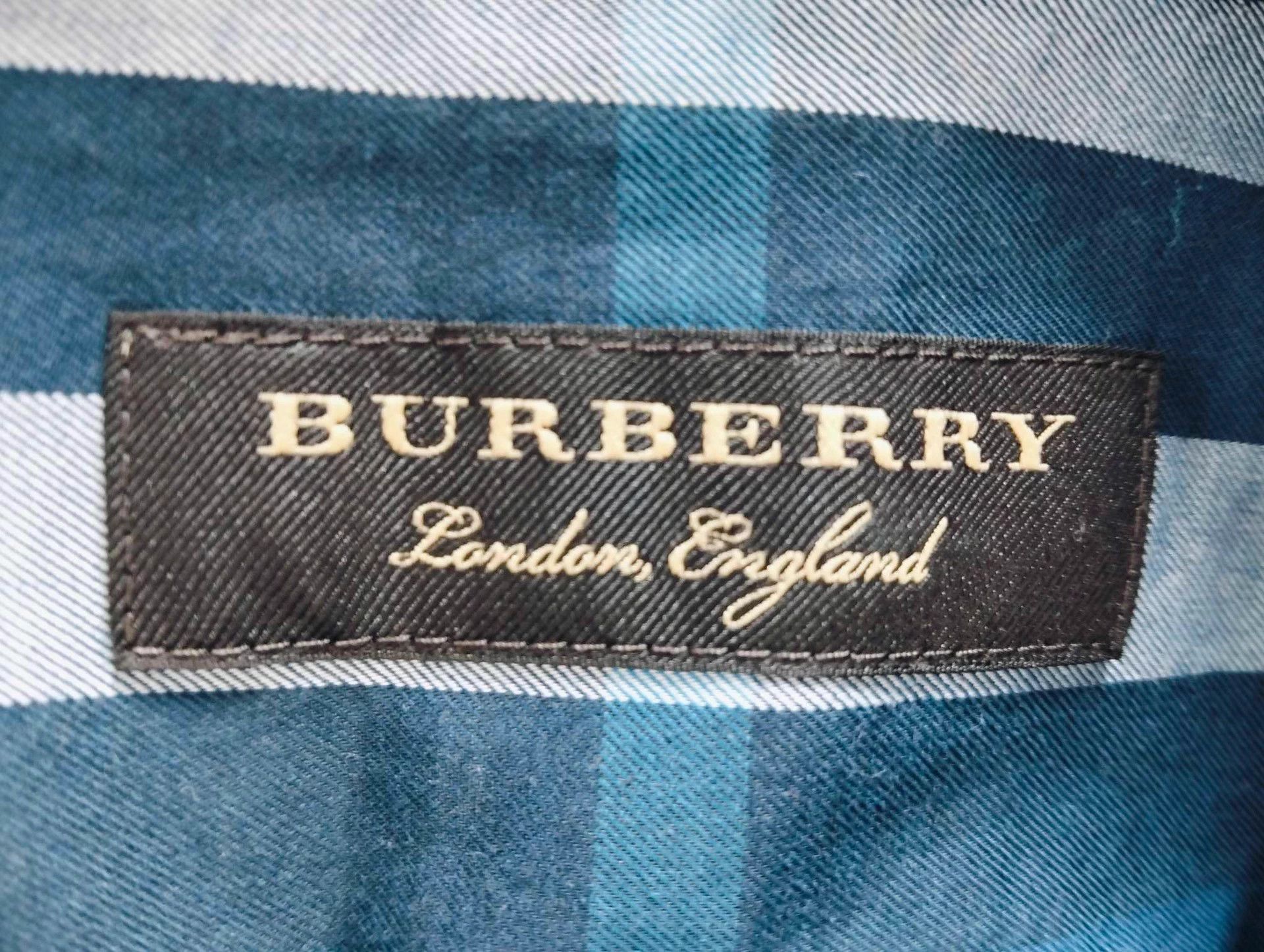 Burberry Burberry Men's Blue Check Shirt Size S Size US S / EU 44-46 / 1 - 3 Thumbnail