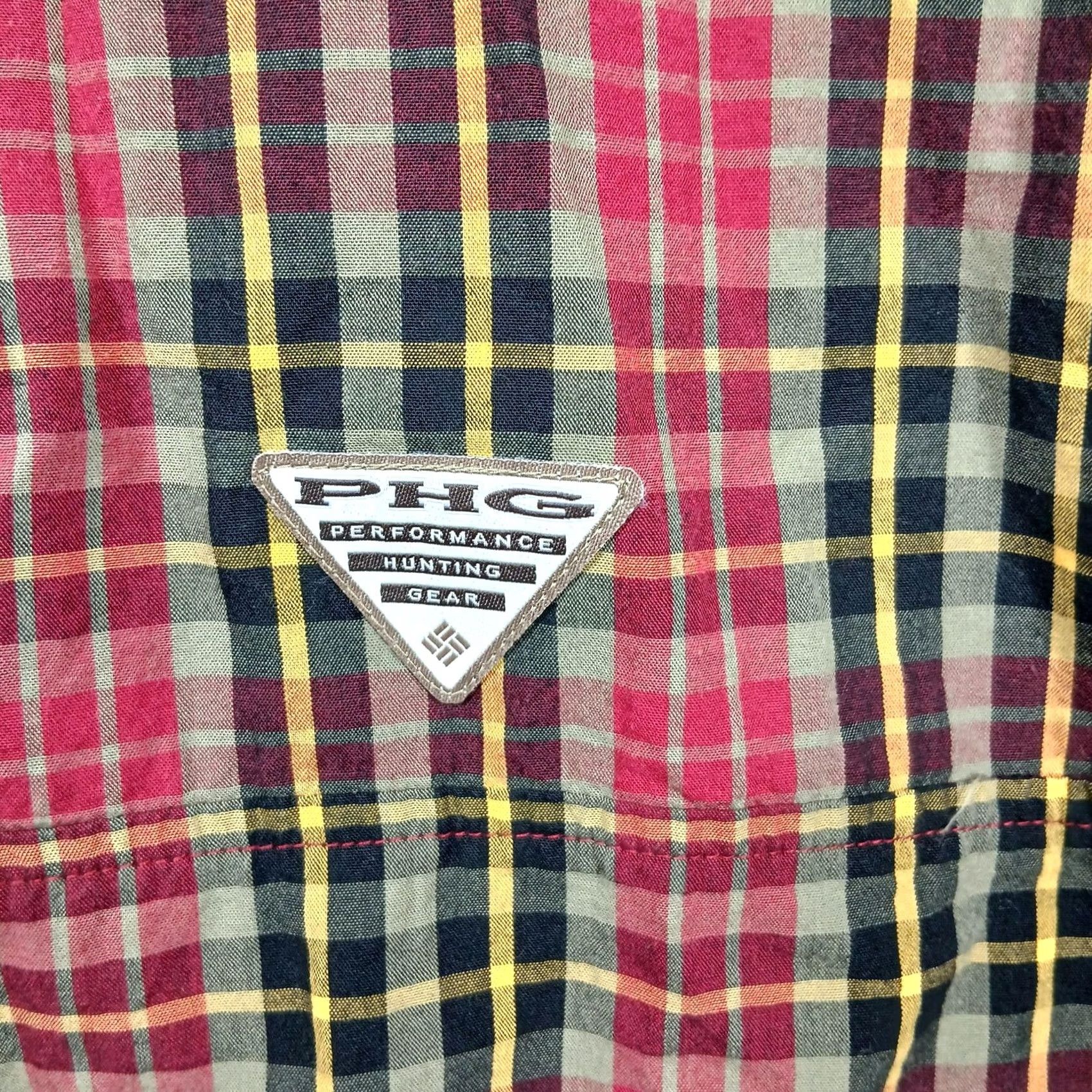 Vintage Columbia PHG Shirt Mens Large Red Plaid Long Sleeve Button-Up Performance Hunting Gear Size US L / EU 52-54 / 3 - 3 Thumbnail