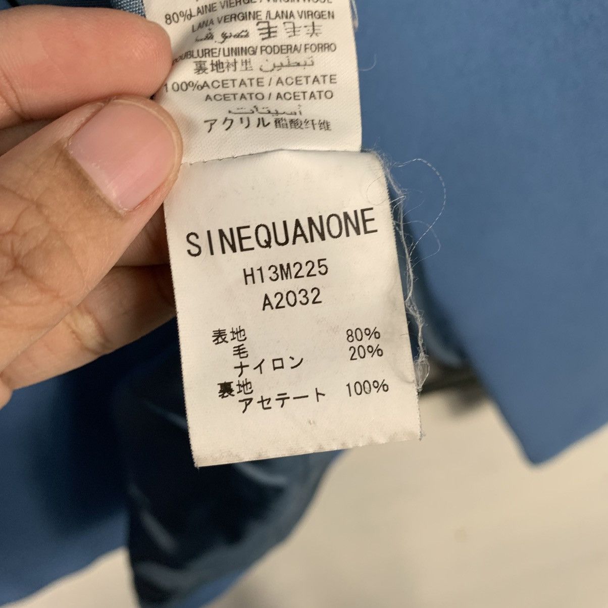 Japanese Brand Sinequanone Paris Double Breasted Wool Jacket Size M / US 6-8 / IT 42-44 - 18 Thumbnail