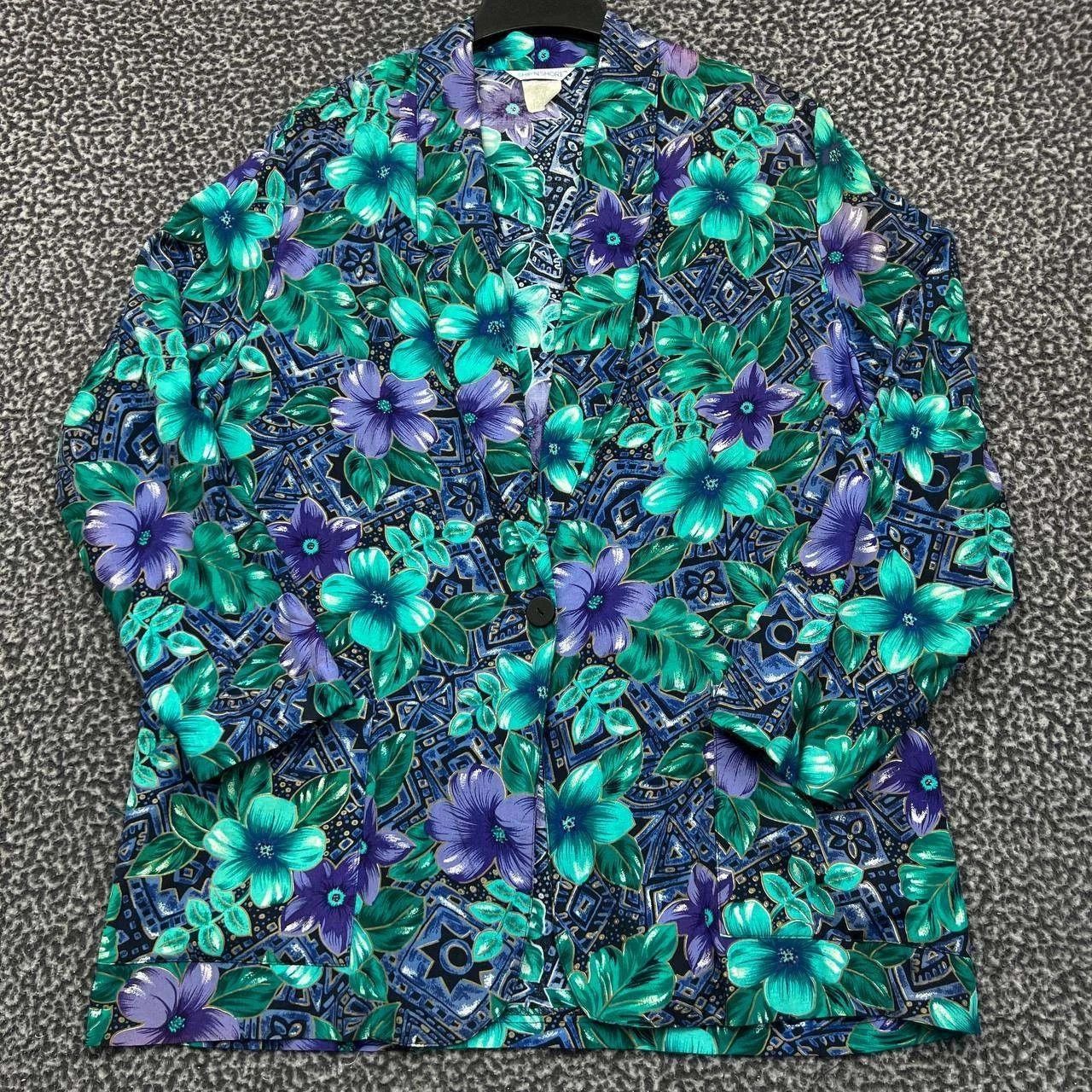 Other Vintage Ship n' Shore Blazer Jacket Women Floral XL Size XL / US 12-14 / IT 48-50 - 1 Thumbnail