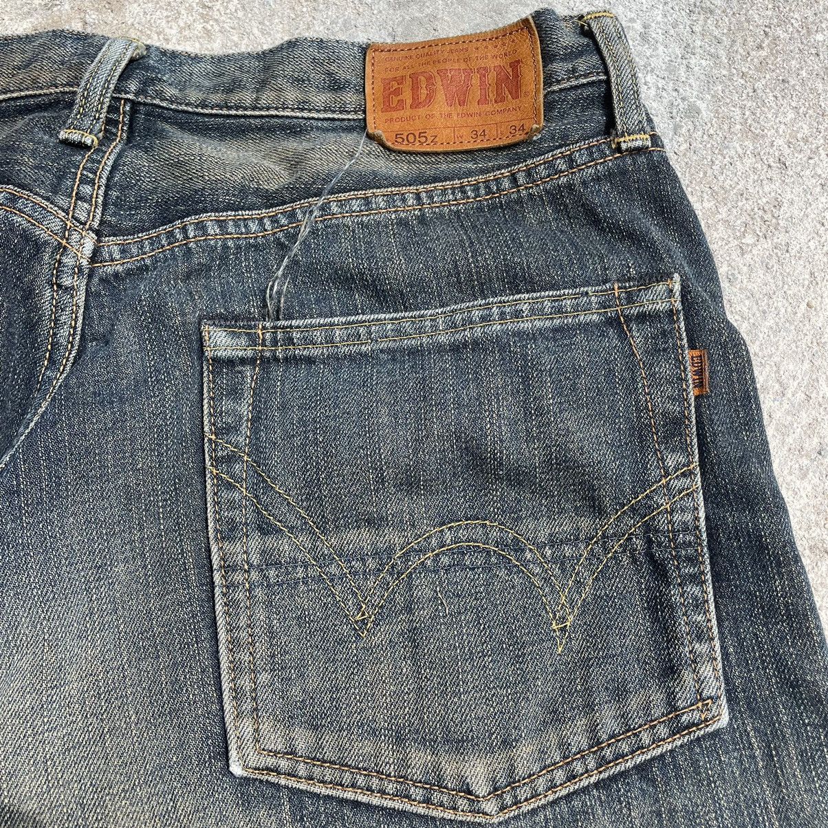 Edwin “EDWIN 505Z REDLINE SELVEDGED DENIM” Size US 34 / EU 50 - 4 Thumbnail