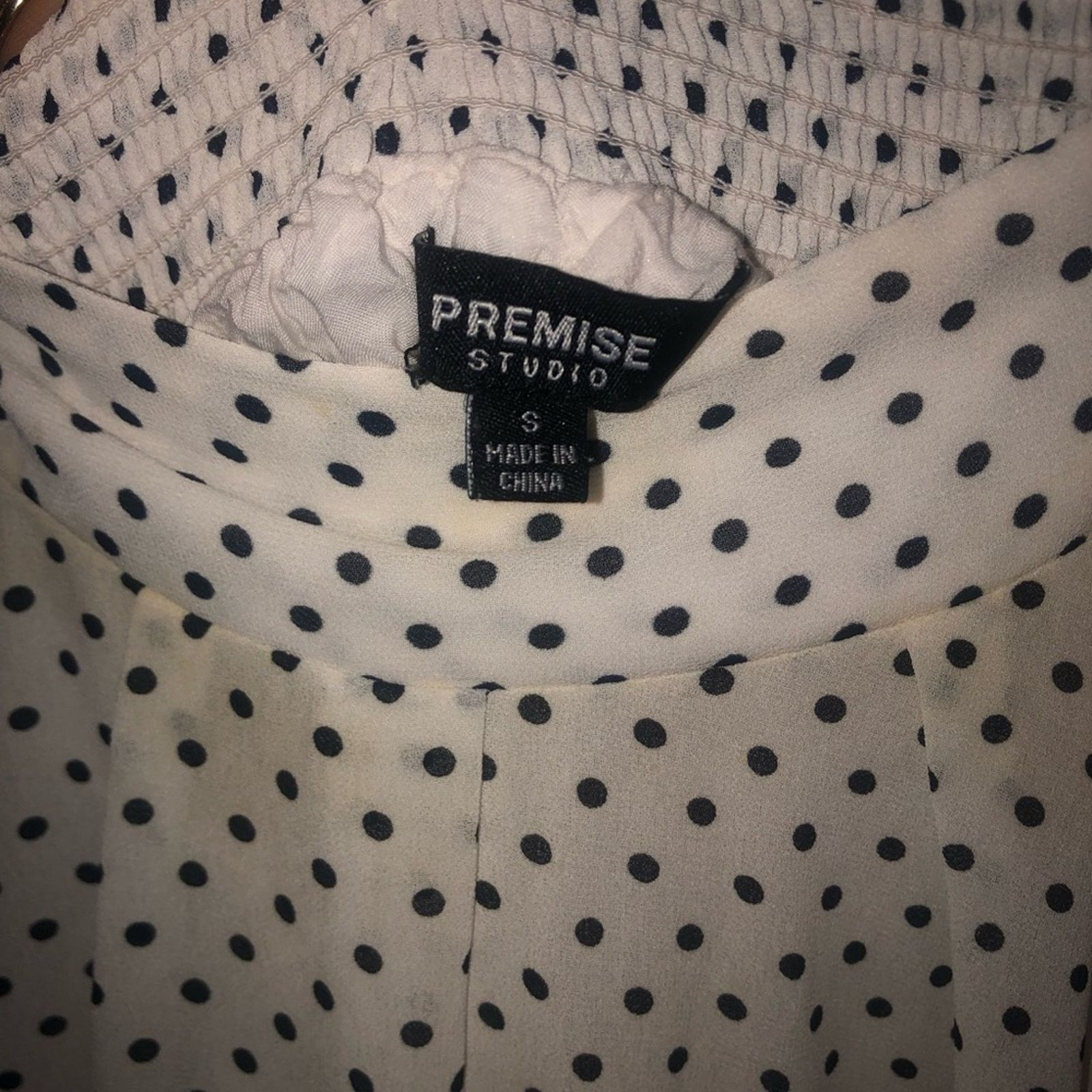 NBDN Nobrandedon Polka dot maxi skirt by premise. Size 27" / US 4 / IT 40 - 7 Thumbnail