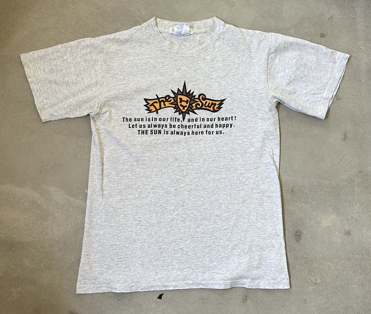 Vintage VINTAGE THE SUN HY TEE Size US M / EU 48-50 / 2 - 1 Thumbnail