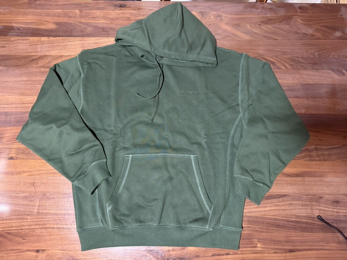 Aime Leon Dore Aime Leon Dore Aimé Tonal Logo Kombu Green Hoodie Size XL Size US XL / EU 56 / 4 - 2 Thumbnail