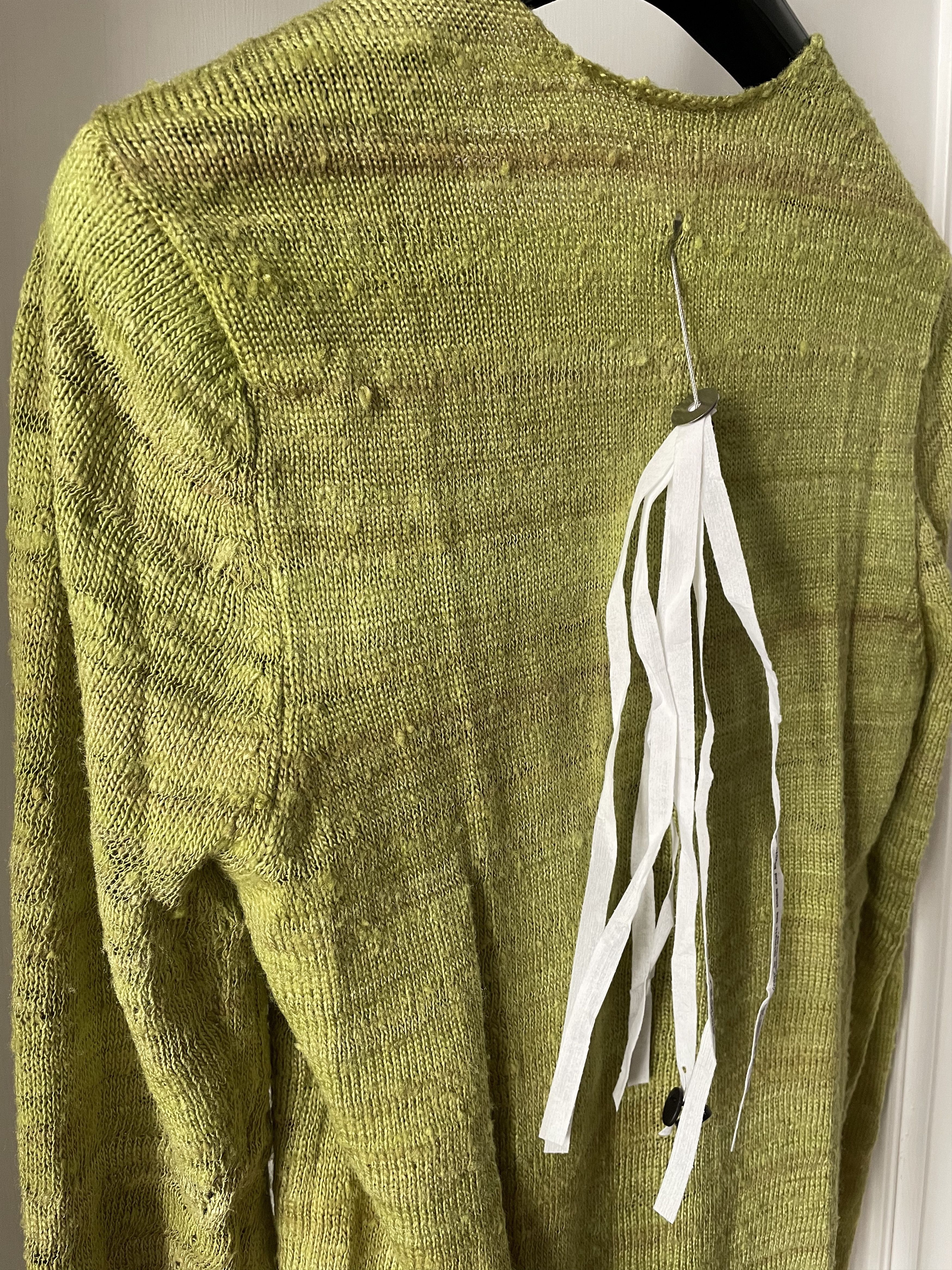 Label Under Construction LABEL UNDER CONSTRUCTION HANDSPUN SILK CARDIGAN SIZE-M Size US M / EU 48-50 / 2 - 5 Thumbnail