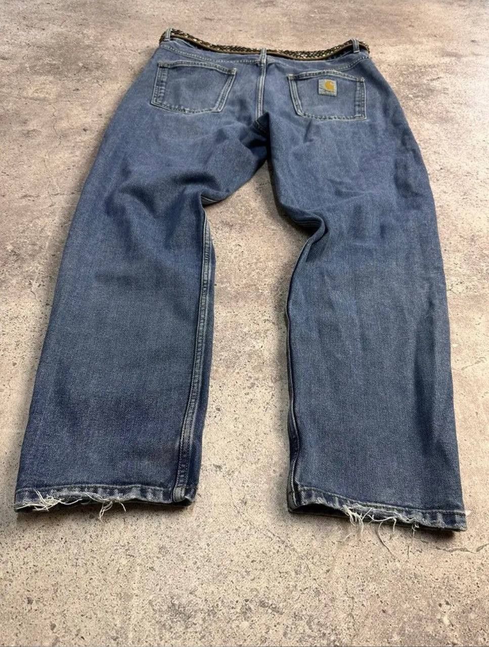 Carhartt × Japanese Brand Carhartt Cargo Pants Vintage Baggy Fit Size US 34 / EU 50 - 4 Thumbnail