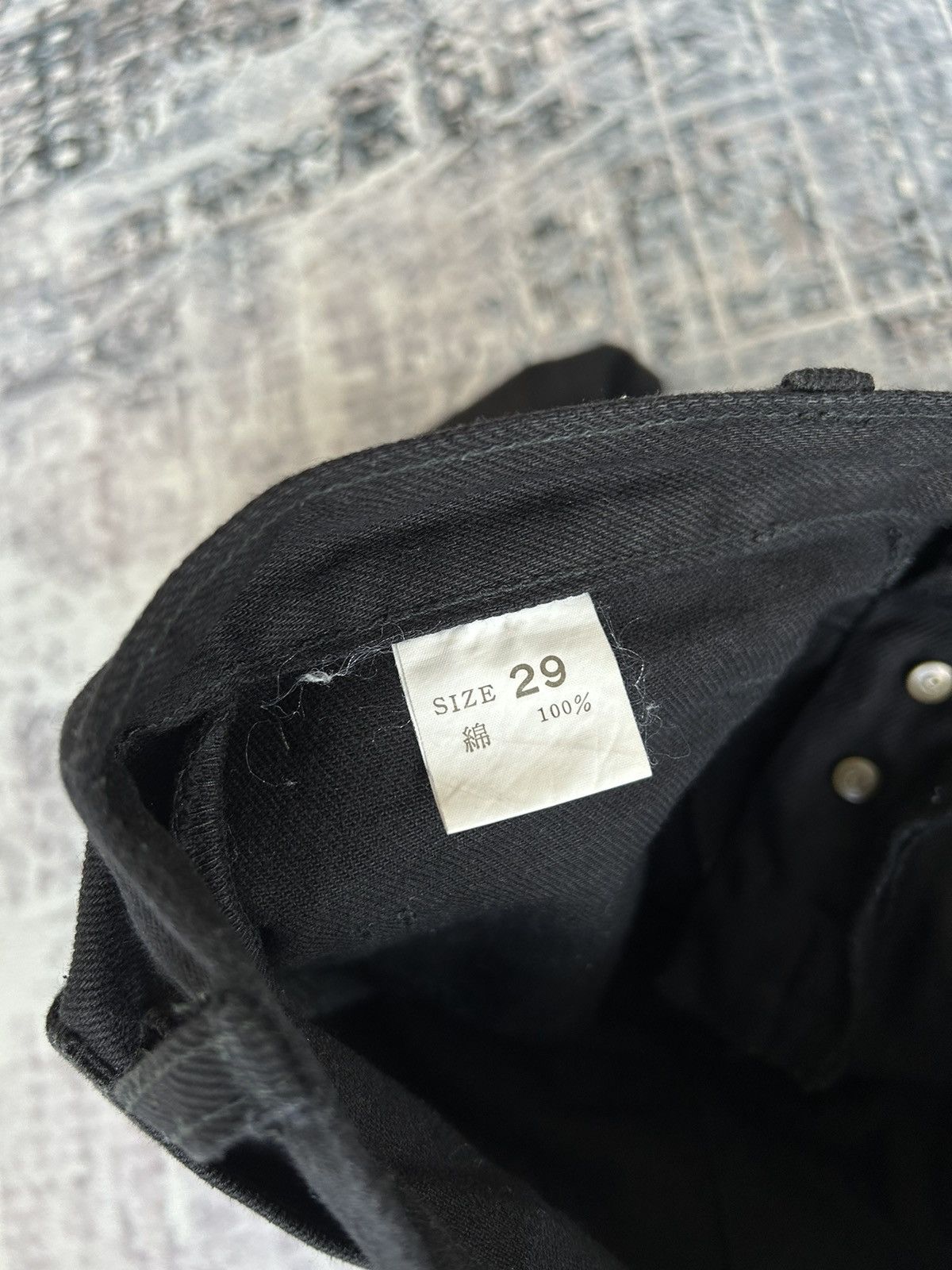 If Six Was Nine Super Flared Button Punk Jeans Size US 28 / EU 44 - 17 Thumbnail