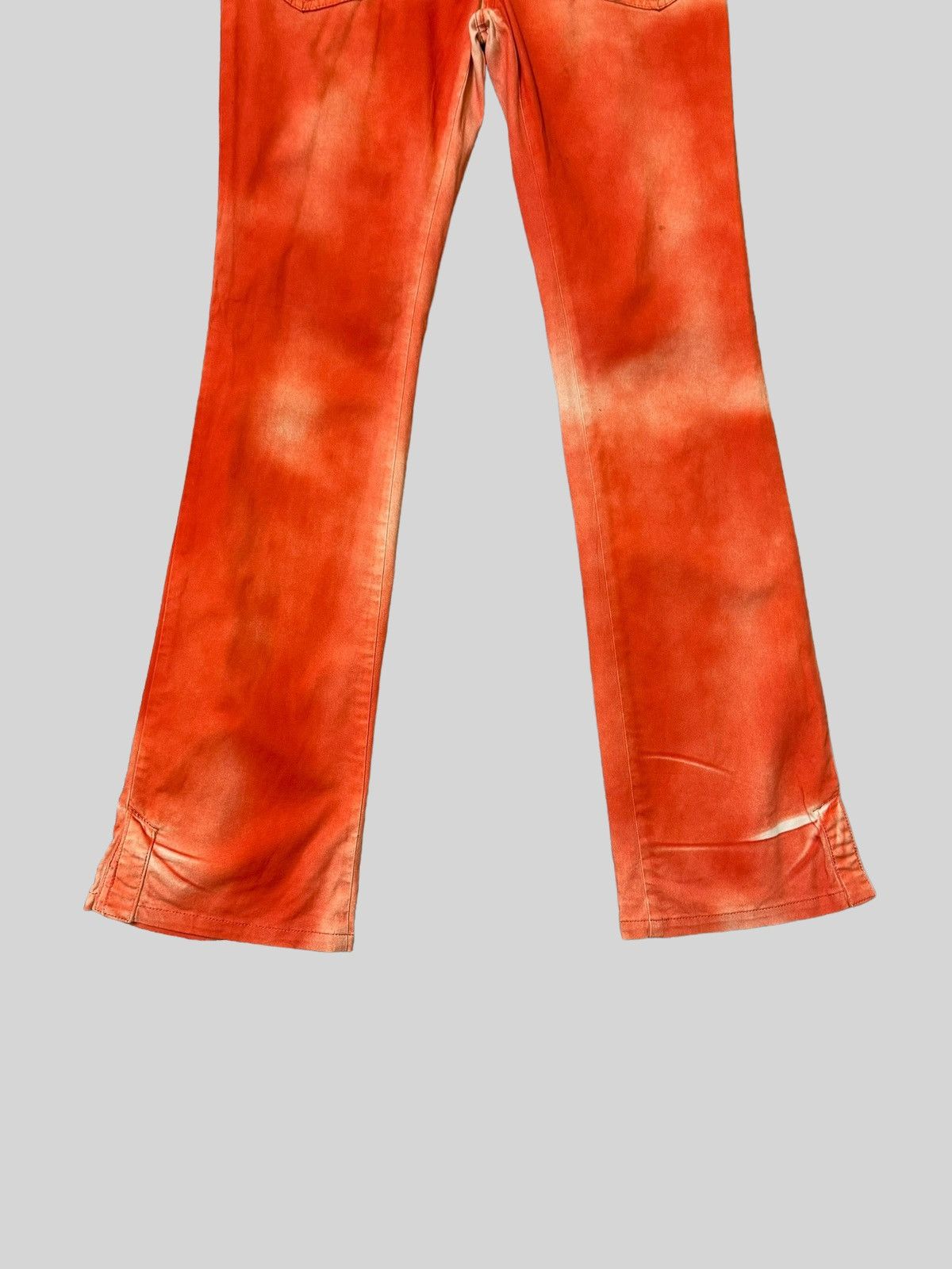 Dolce & Gabbana Flared Orange Claw Mark Dolce & Gabanna Pants. Size 29" - 6 Thumbnail