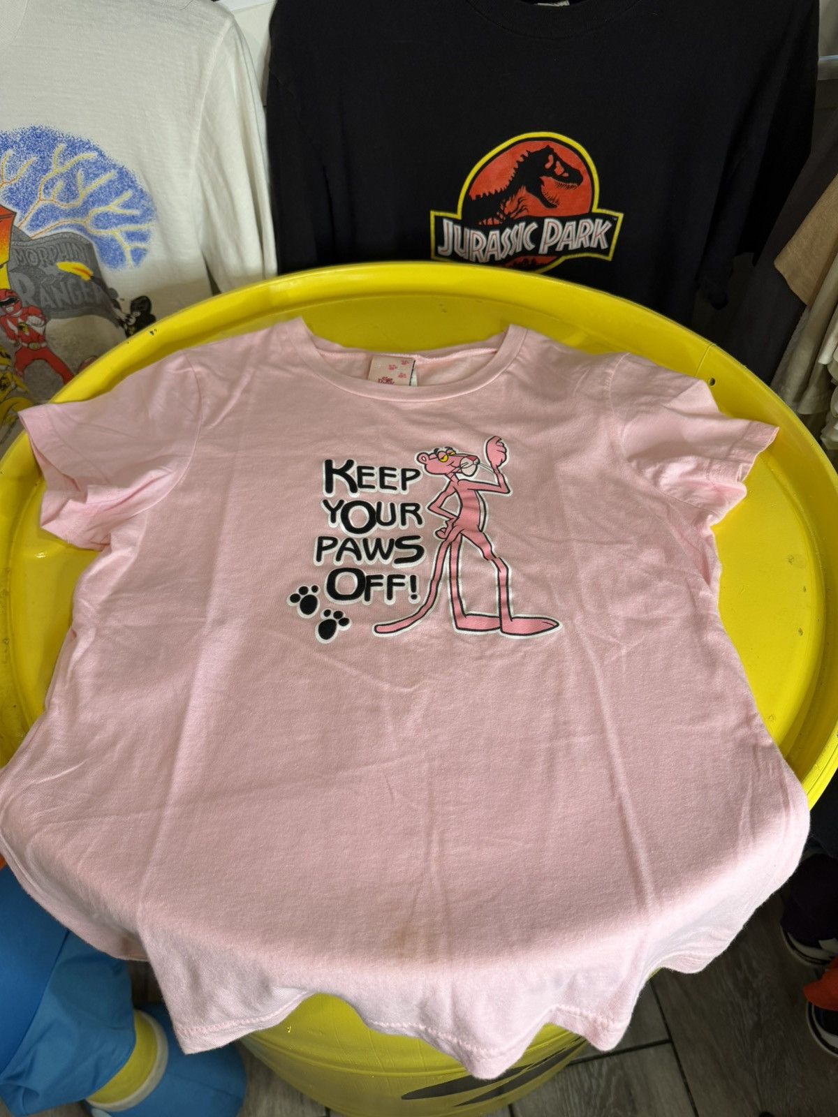 Vintage 1990s pink Panther vintage women’s T-shirt Size S / US 4 / IT 40 - 4 Thumbnail