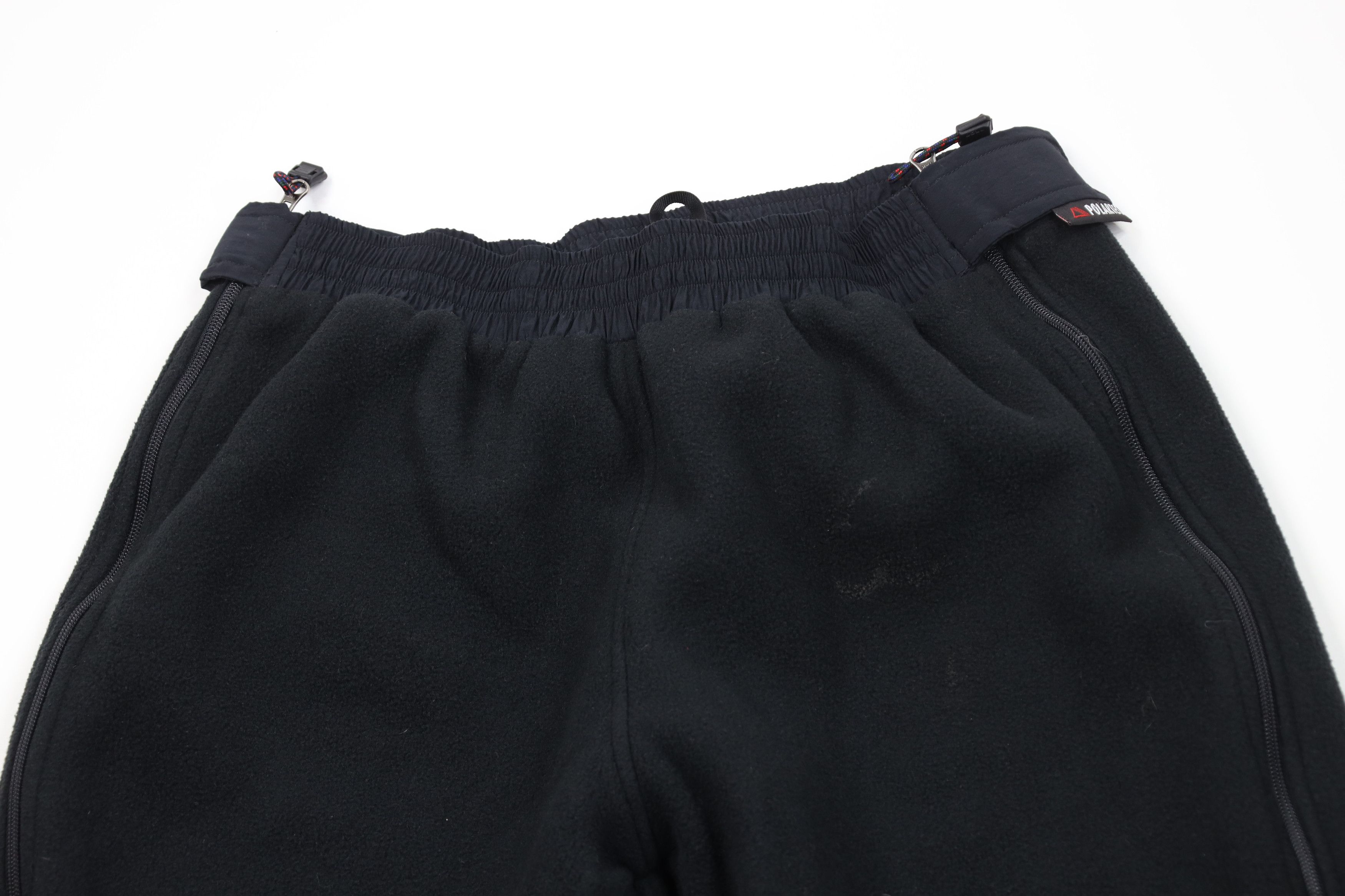 Vintage Vintage 90s Streetwear Polartec Fleece Sweatpants Black Size US 36 / EU 52 - 2 Thumbnail