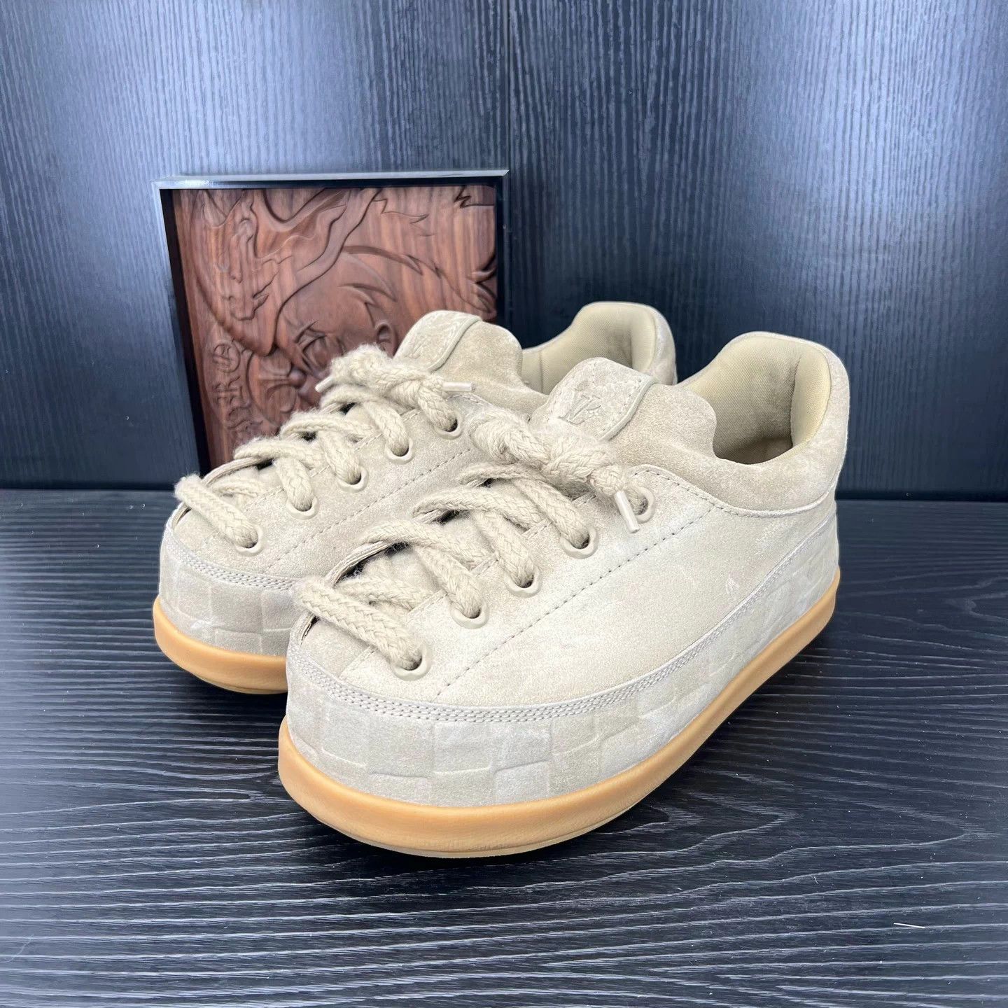 Louis Vuitton LV x Nigo Yeti Snow Boots Beige 10 44 Size US 10 / EU 43 - 1 Thumbnail