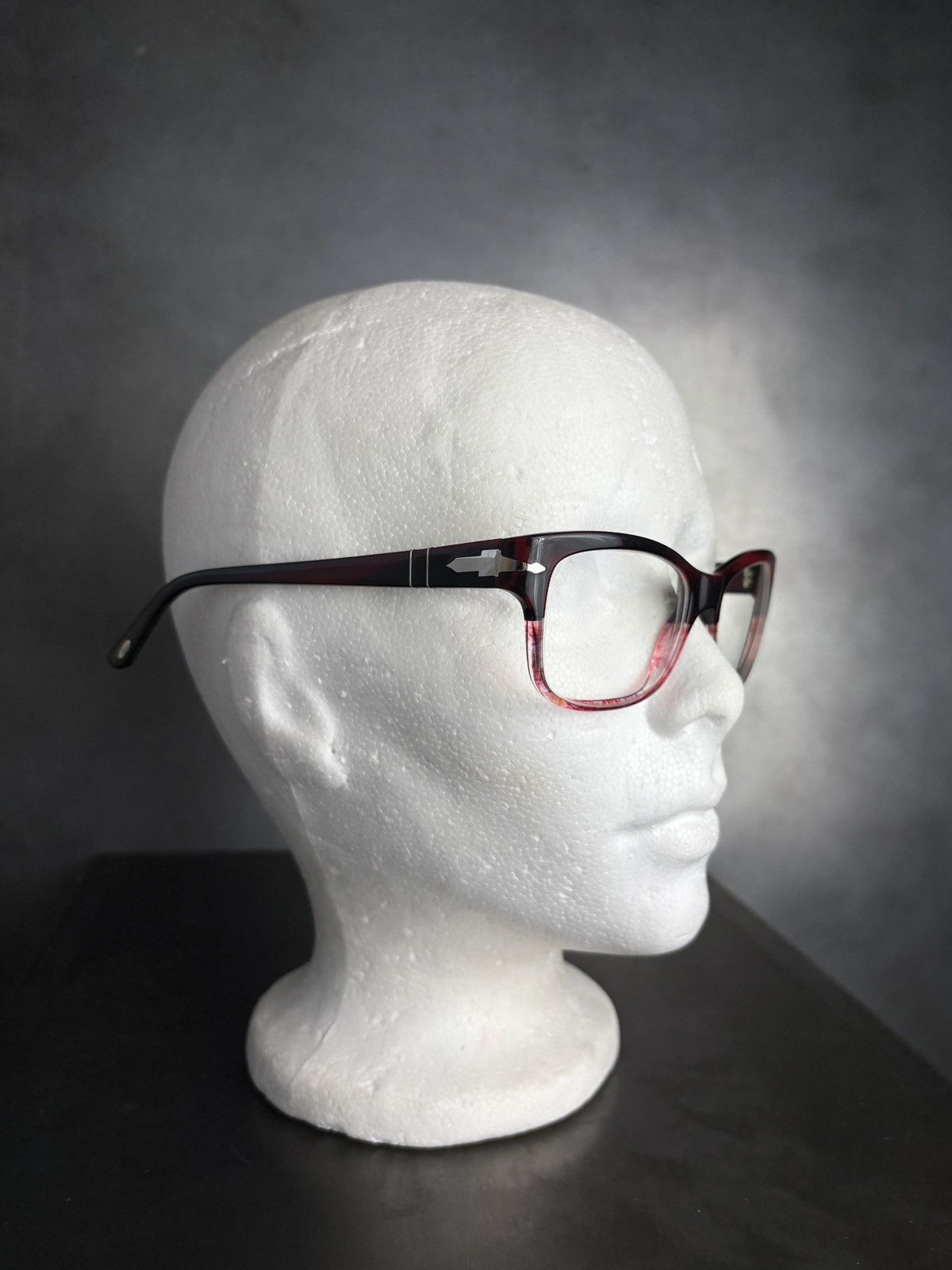 Persol Persol Eyeglasses 3011-V Handmade in Italy Red Frames Retro Size ONE SIZE - 2 Thumbnail