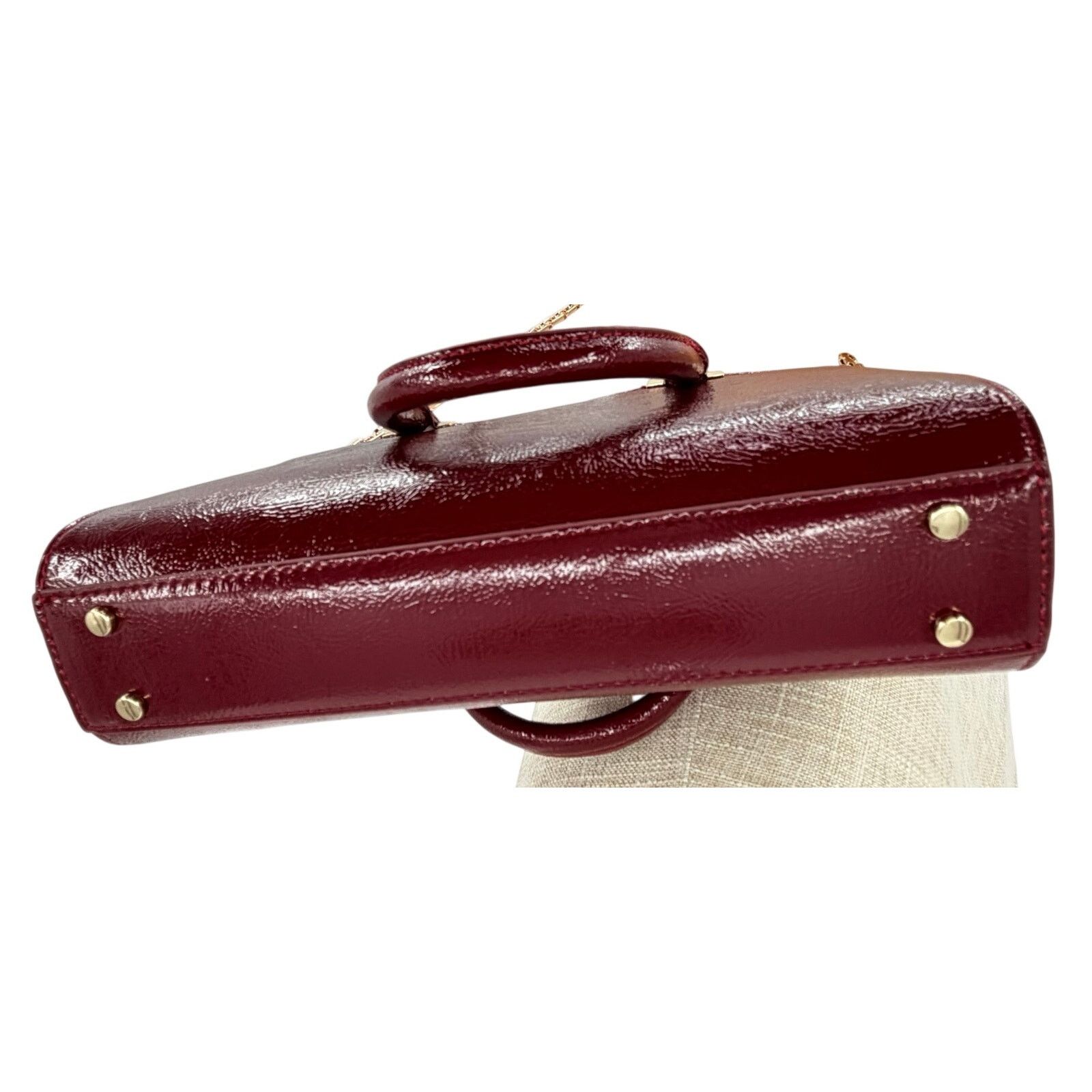 Zara Zara Textured Burgundy Red Handbag Ref 6813/410 NWOT Size ONE SIZE - 4 Thumbnail