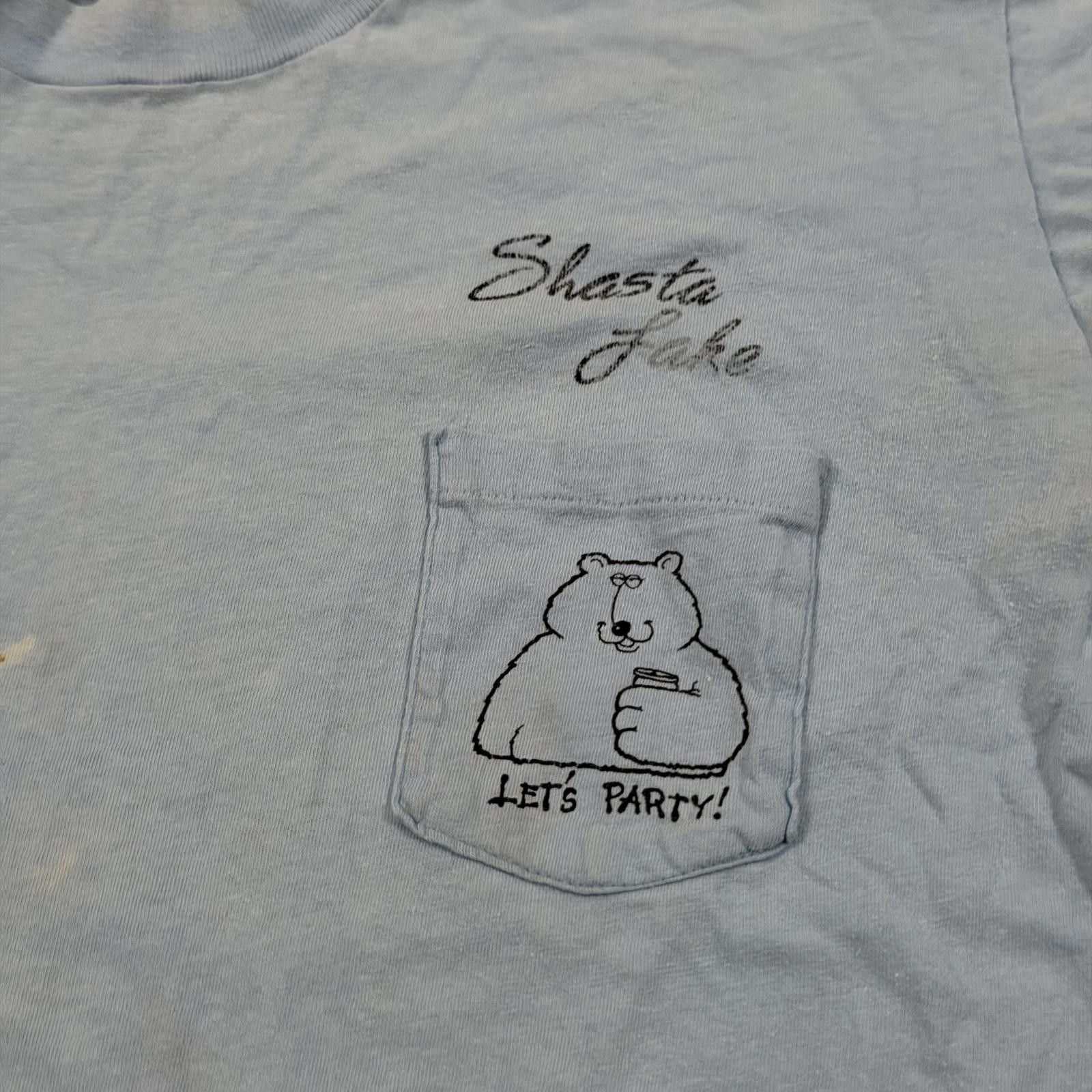 Other Vintage 80s Funny Party Animals Kitschy Shasta Lake Shirt Size US S / EU 44-46 / 1 - 10 Thumbnail