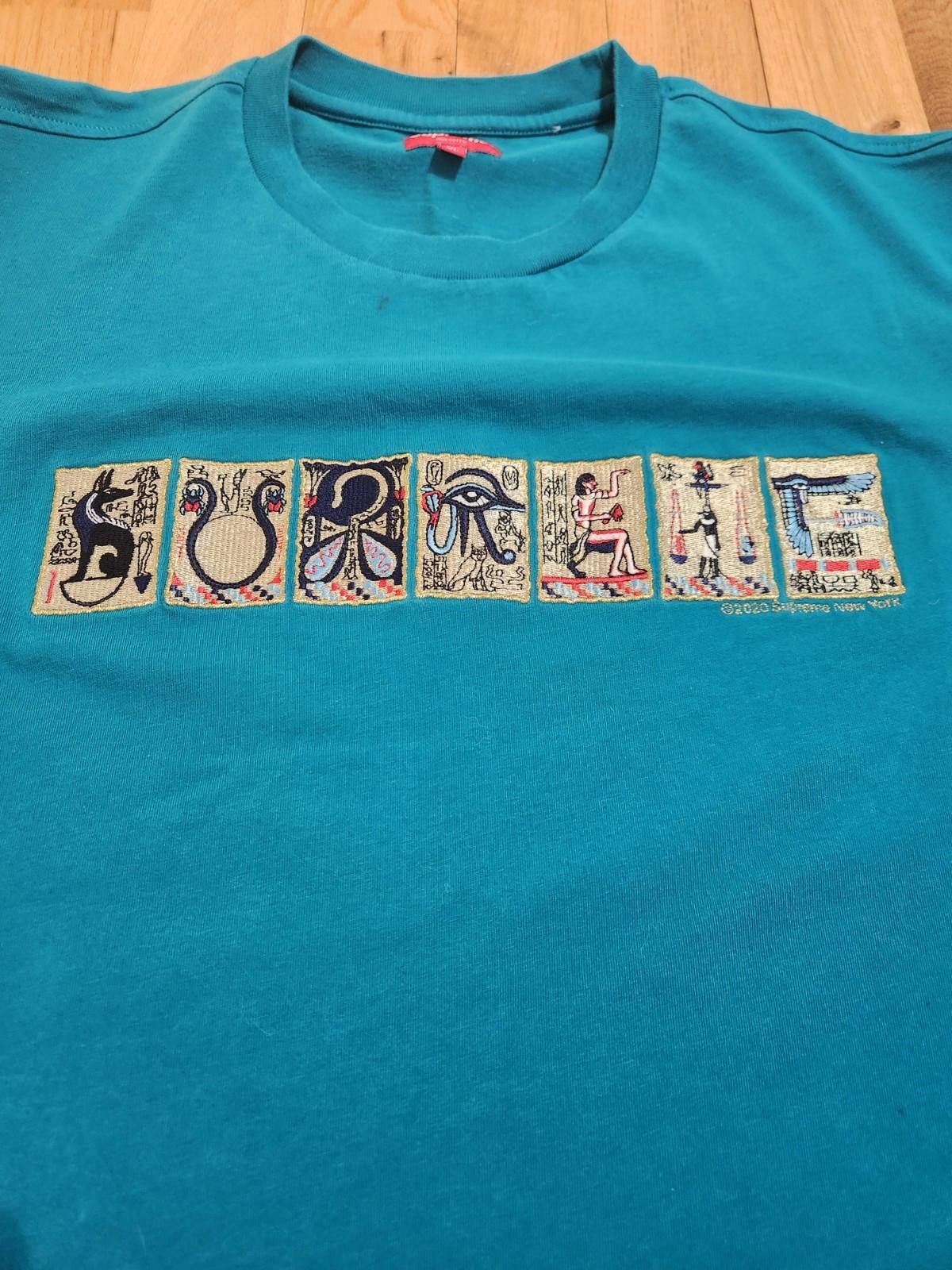 Supreme Supreme Ancient Short Sleeve Shirt Teal Men's XL Size US XL / EU 56 / 4 - 2 Thumbnail