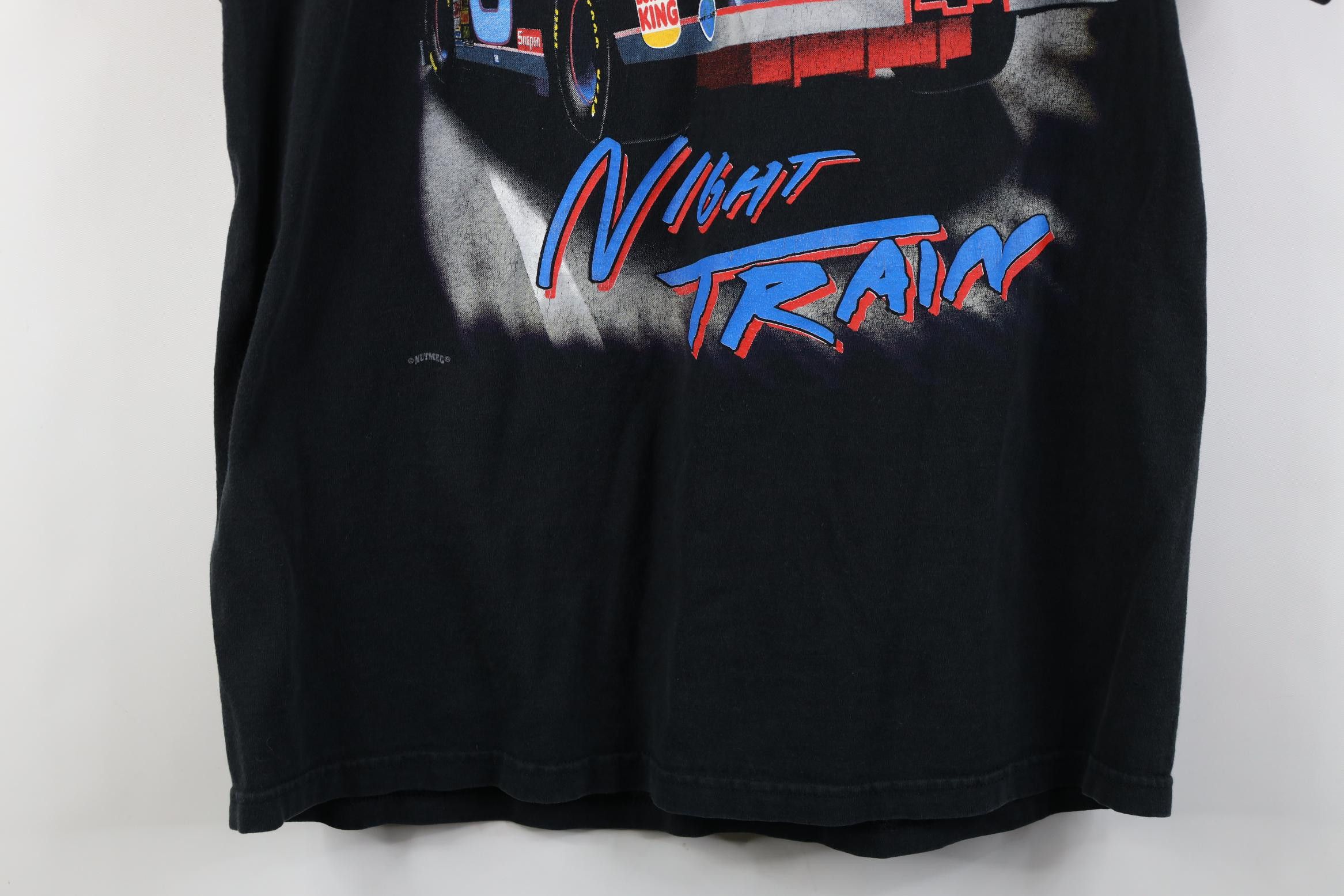 Vintage Vintage 90s Nascar Earnhardt Racing Night Train T-Shirt USA Size US L / EU 52-54 / 3 - 15 Thumbnail