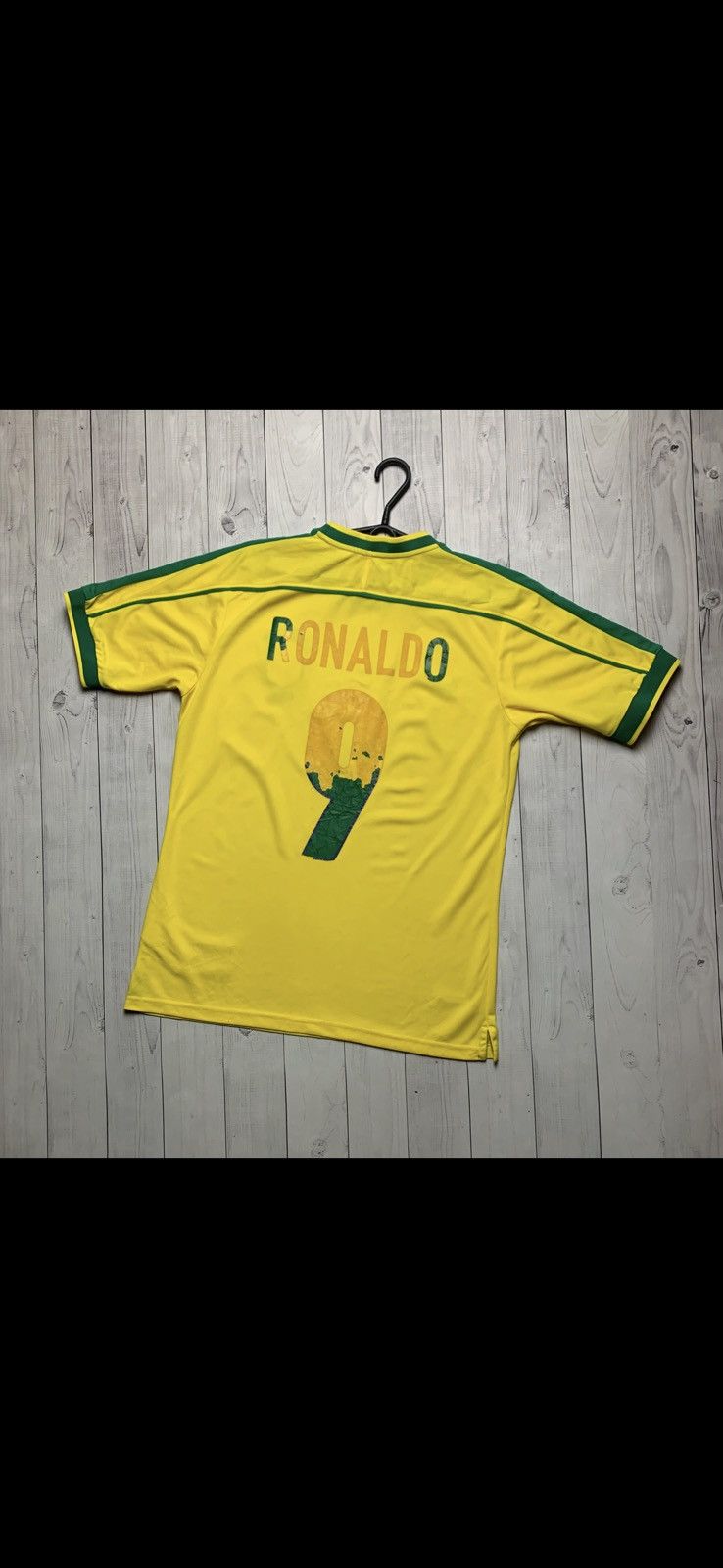 Vintage Vintage rare soccer tee Brazil logo 9 yellow Size US L / EU 52-54 / 3 - 2 Thumbnail