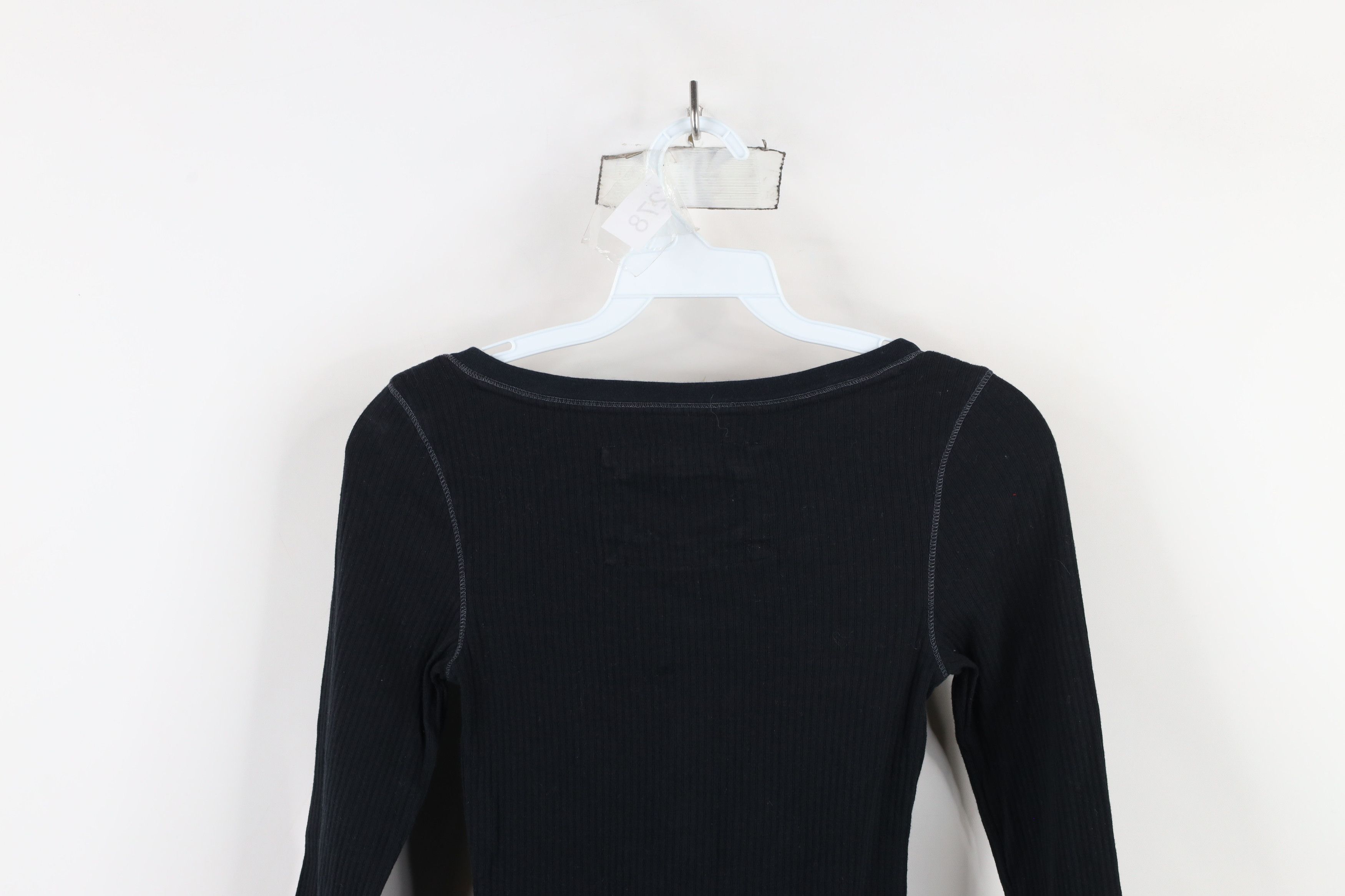 Aeropostale × Vintage Vintage Y2K Aeropostale Thermal Ribbed Knit Henley T-Shirt Size S / US 4 / IT 40 - 9 Thumbnail