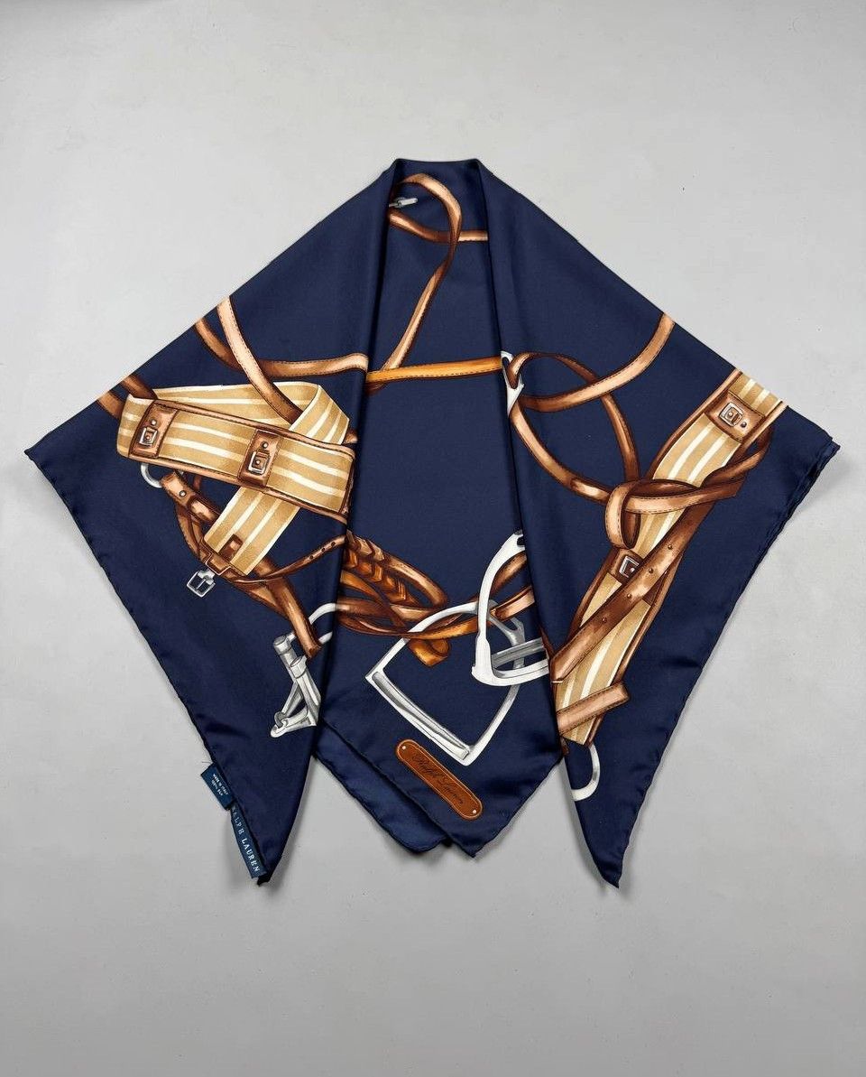Polo Ralph Lauren × Ralph Lauren Ralph Lauren Silk Scarf Size ONE SIZE - 1 Thumbnail