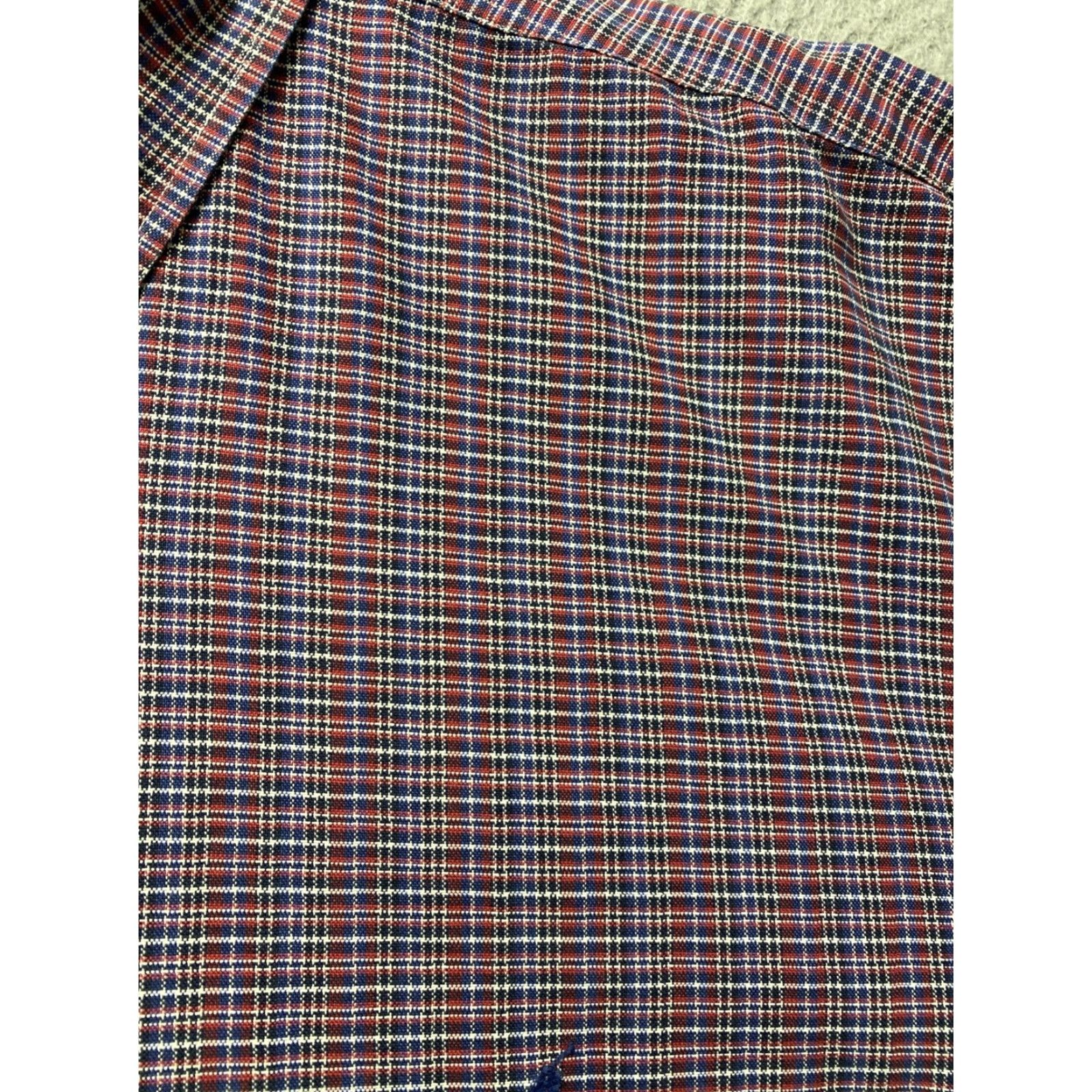 Ralph Lauren RALPH LAUREN Button-Down Shirt Mens 3XLT Red Long Sleeve Plaid Embroidered Pony Accent Classic Size US XXL / EU 58 / 5 - 3 Thumbnail