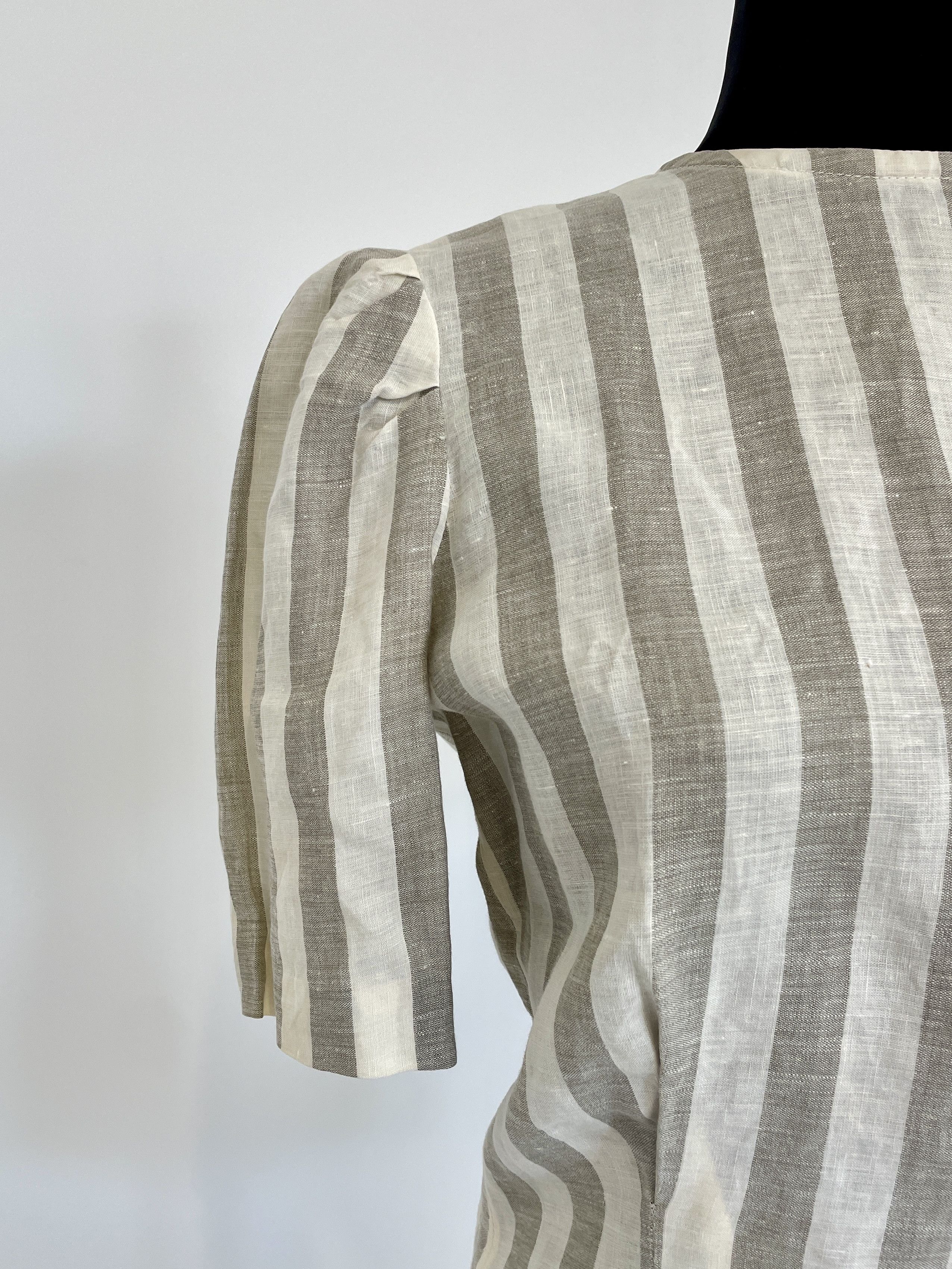 Marc Jacobs × Perry Ellis × Vintage Runway Spring Summer 1981 Perry Ellis blouse Size L / US 10 / IT 46 - 3 Thumbnail
