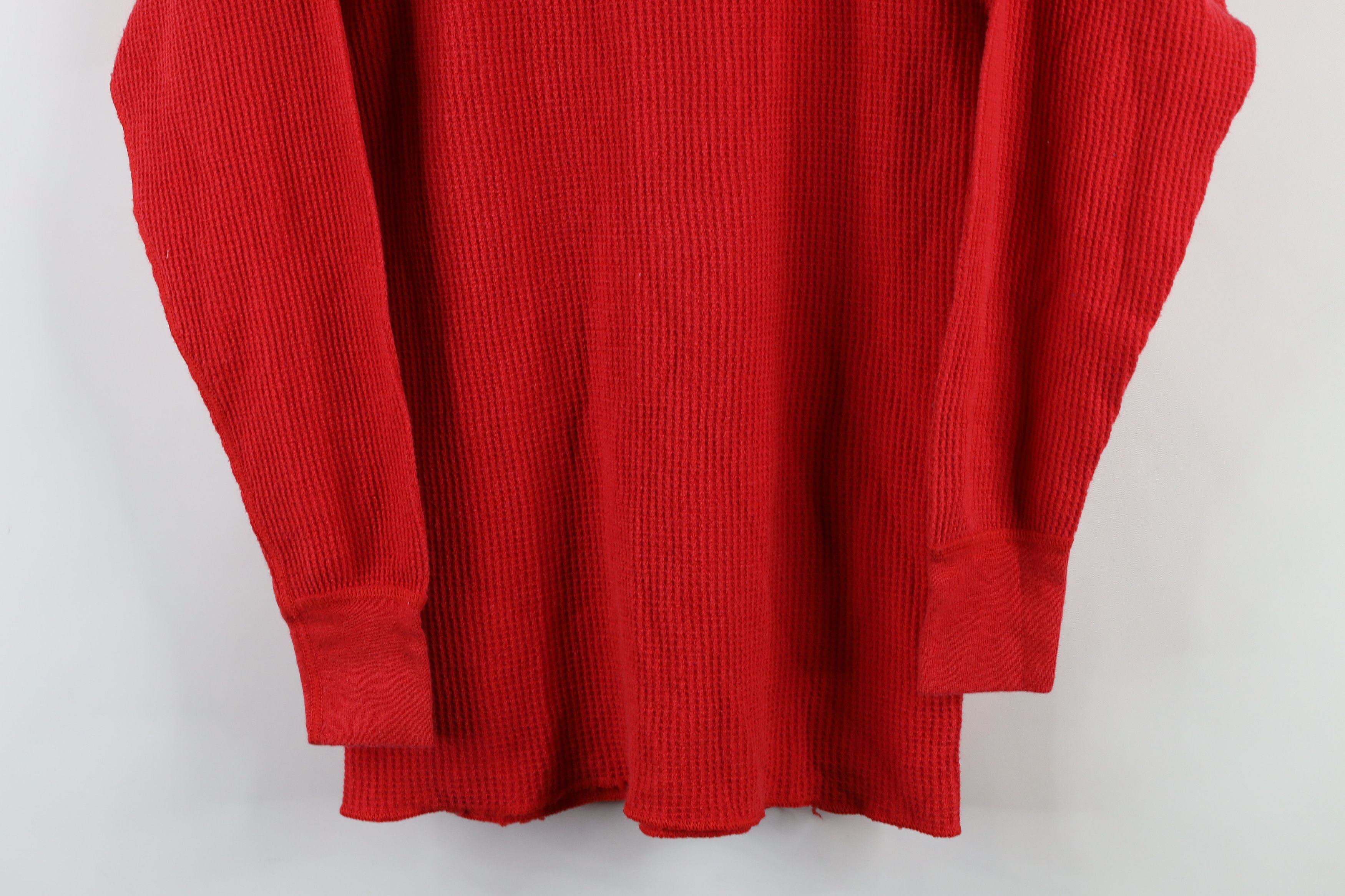Vintage Vintage 70s Streetwear Waffle Knit Long Sleeve T-Shirt USA Size US M / EU 48-50 / 2 - 3 Thumbnail