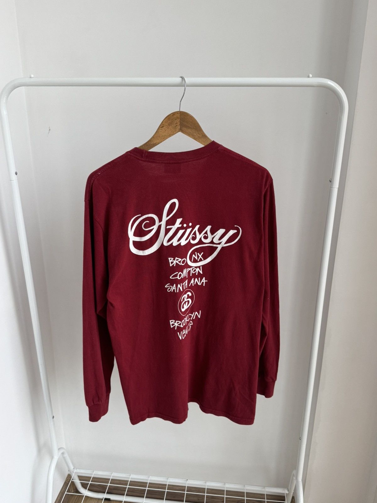 Stussy Stussy All Print Big Logo Long Sleeve Shirt Skate Men Size M Size US M / EU 48-50 / 2 - 6 Thumbnail